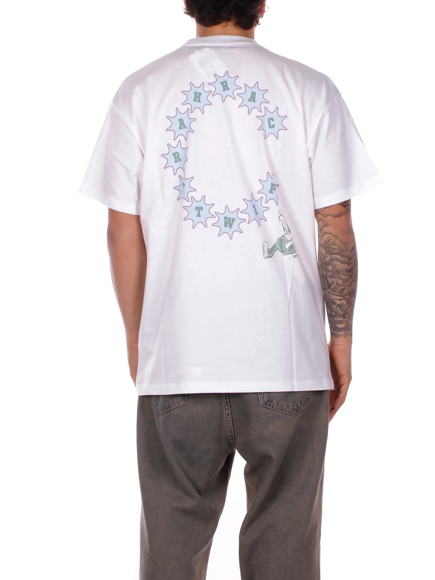CARHARTT WIP Uomo T-shirt I036233 02XX S\s c trip t-shirt White