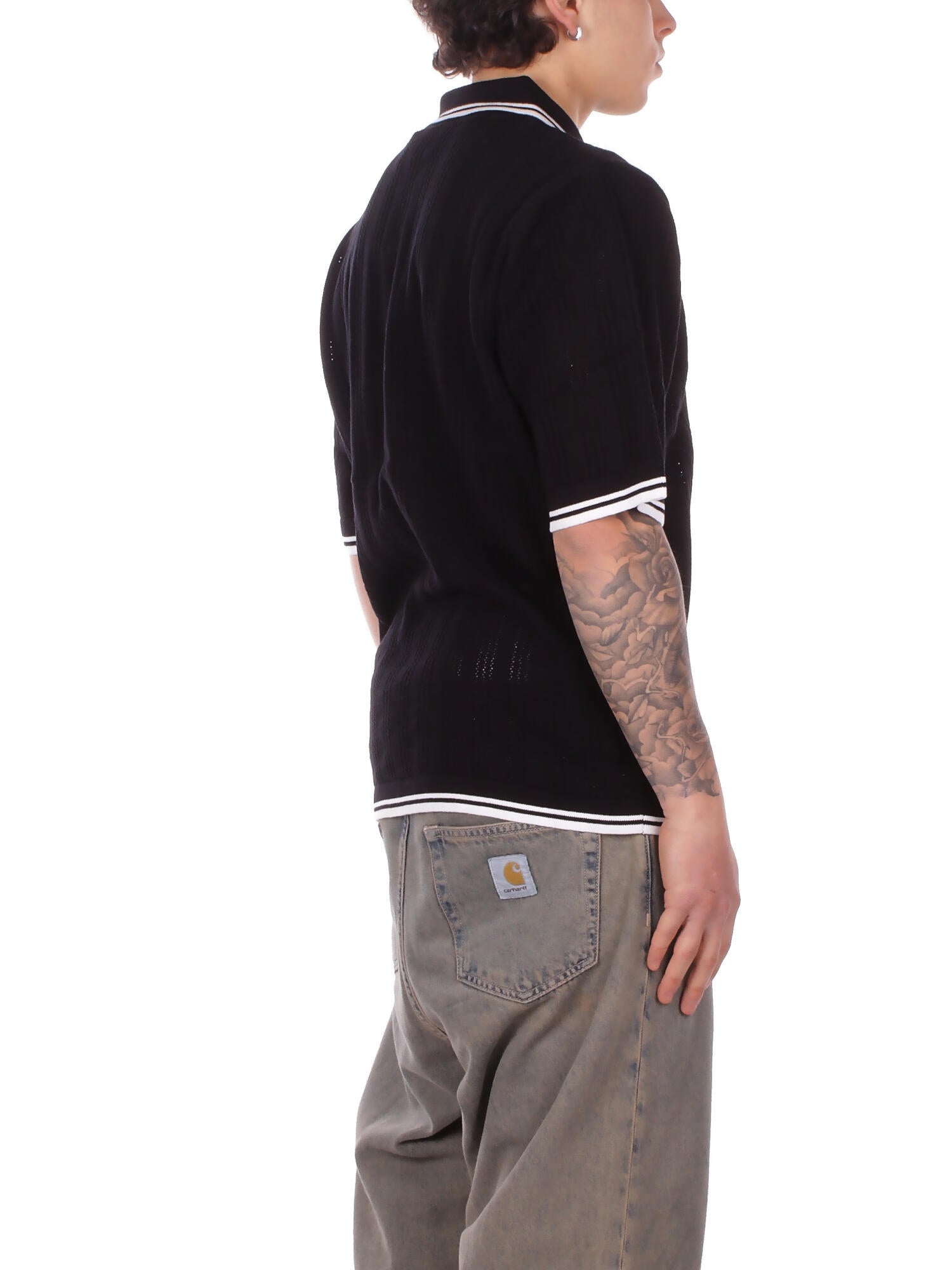 CARHARTT WIP Uomo Polo I036168 K02XX S\s ramsey polo Black