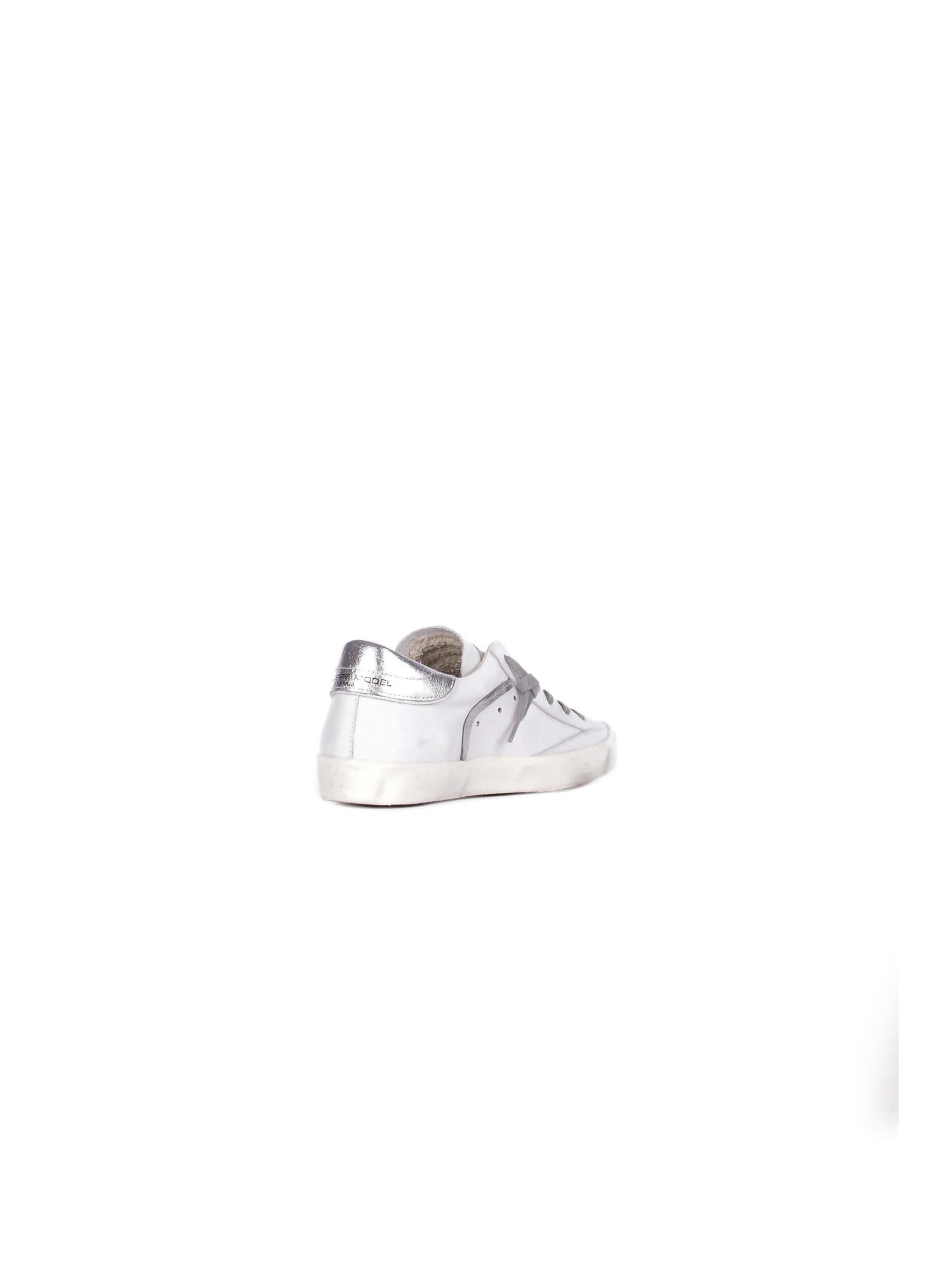 PHILIPPE MODEL PARIS Donna Sneakers PRLD VM04 Prsx low woman Bianco argento
