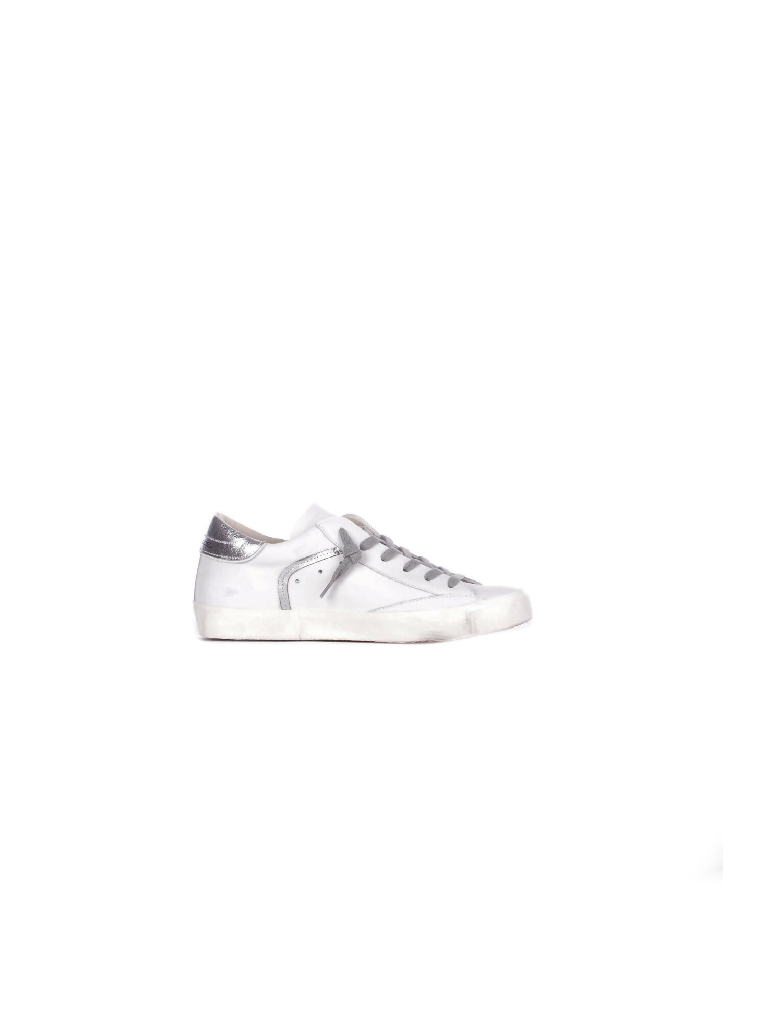 PHILIPPE MODEL PARIS Donna Sneakers PRLD VM04 Prsx low woman Bianco argento