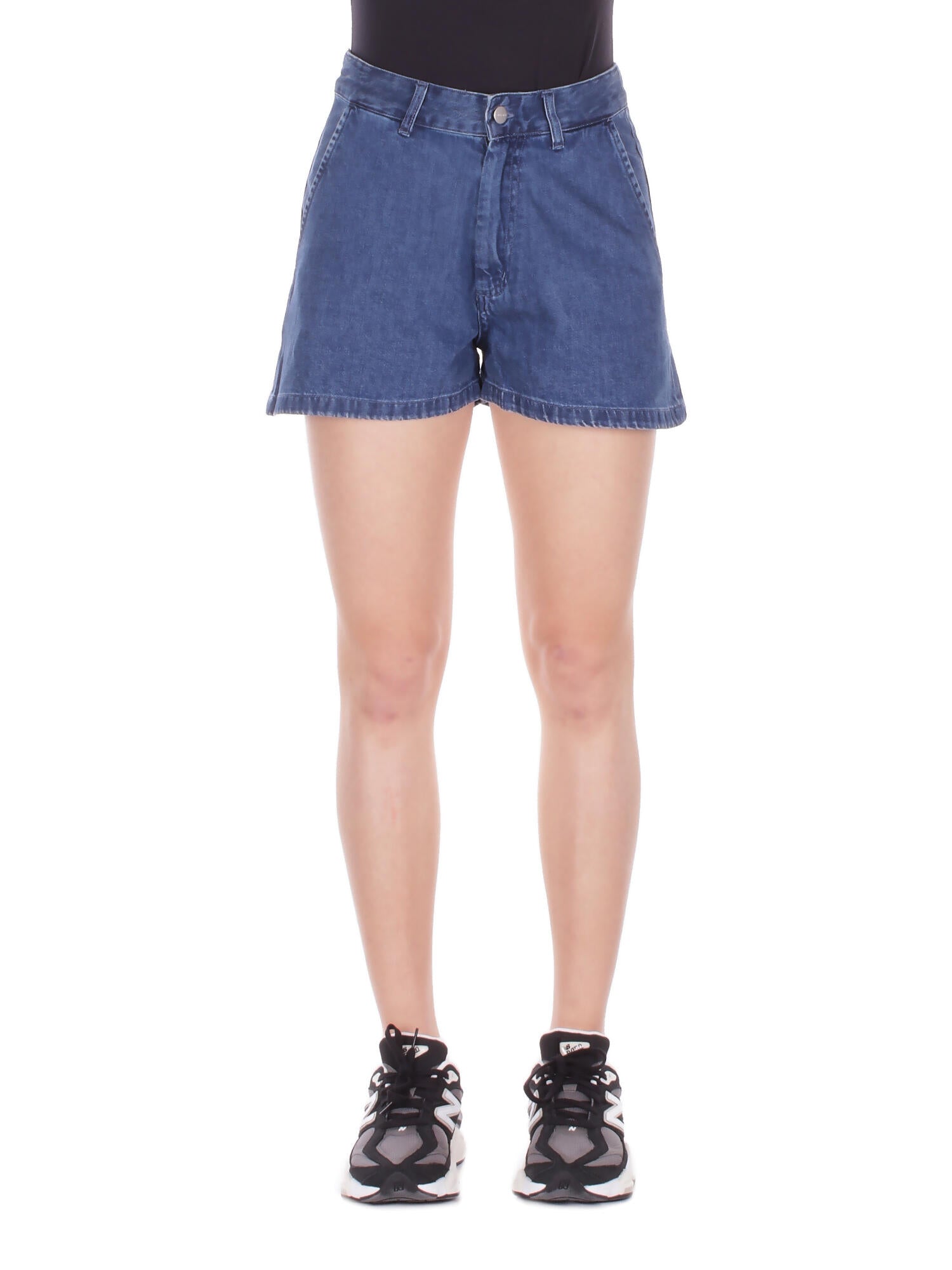 CARHARTT WIP Donna Shorts I036286 0106 W' lova short blu Stonewashed