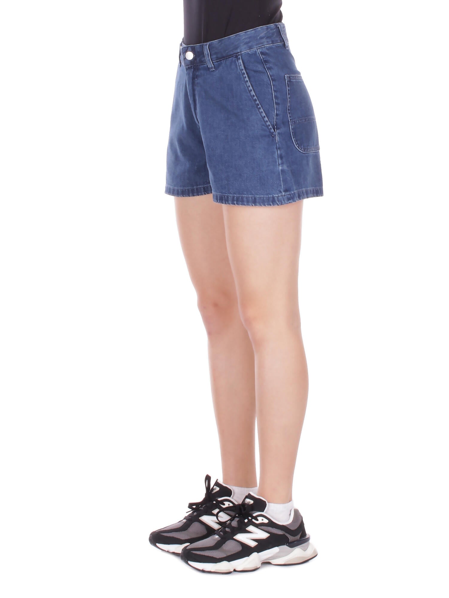 CARHARTT WIP Donna Shorts I036286 0106 W' lova short blu Stonewashed