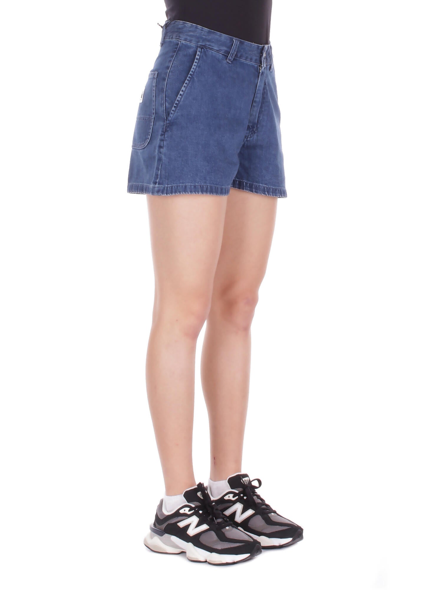 CARHARTT WIP Donna Shorts I036286 0106 W' lova short blu Stonewashed