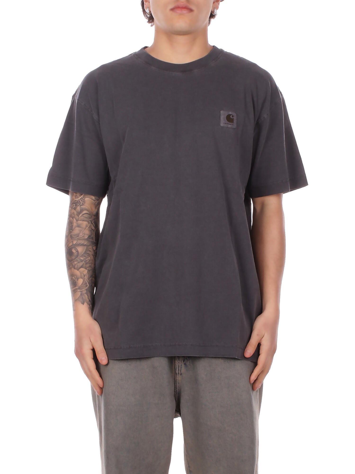 CARHARTT WIP Uomo T-shirt I029949 89GD S\s nelson t-shirt Black