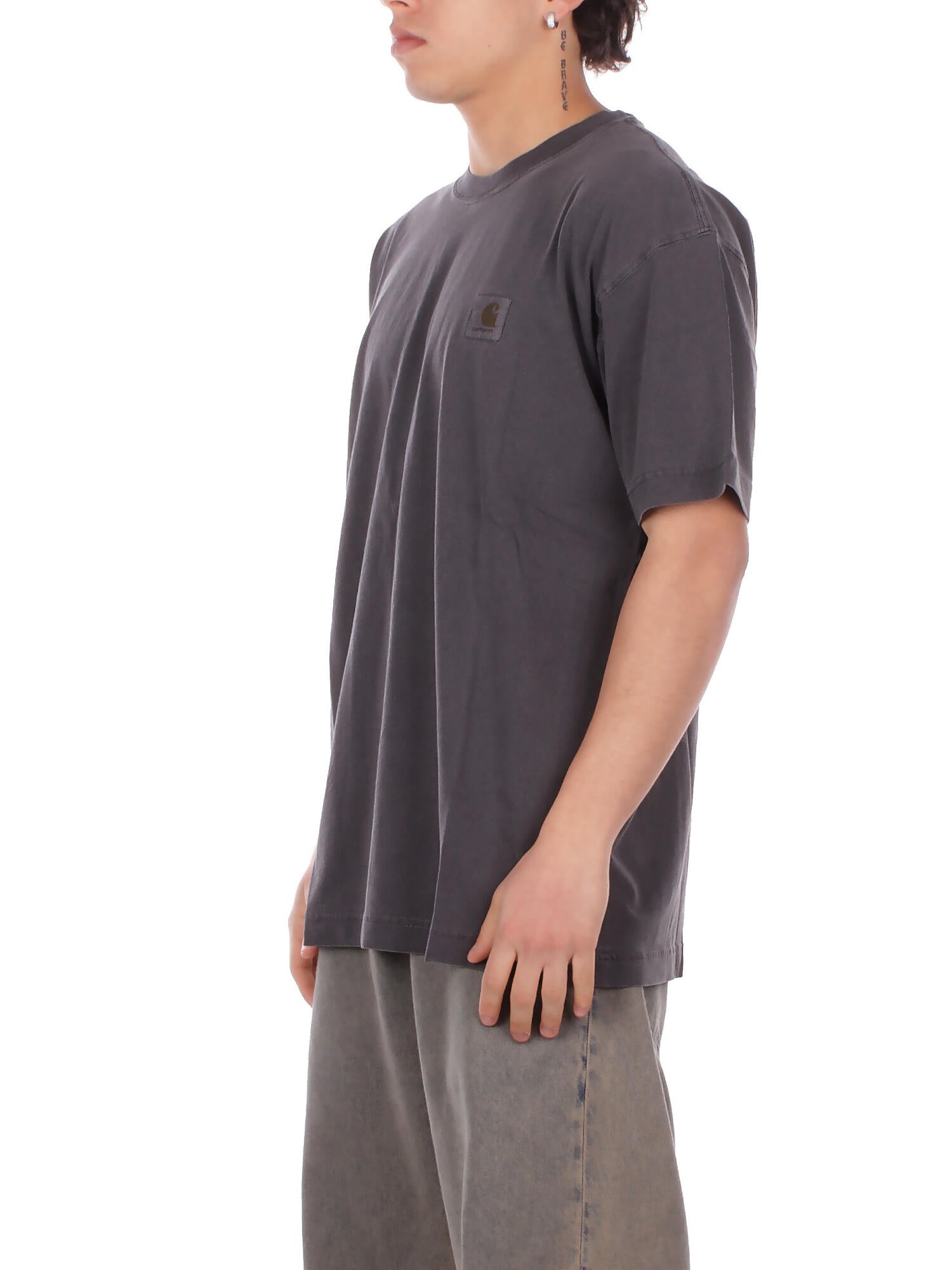 CARHARTT WIP Uomo T-shirt I029949 89GD S\s nelson t-shirt Black