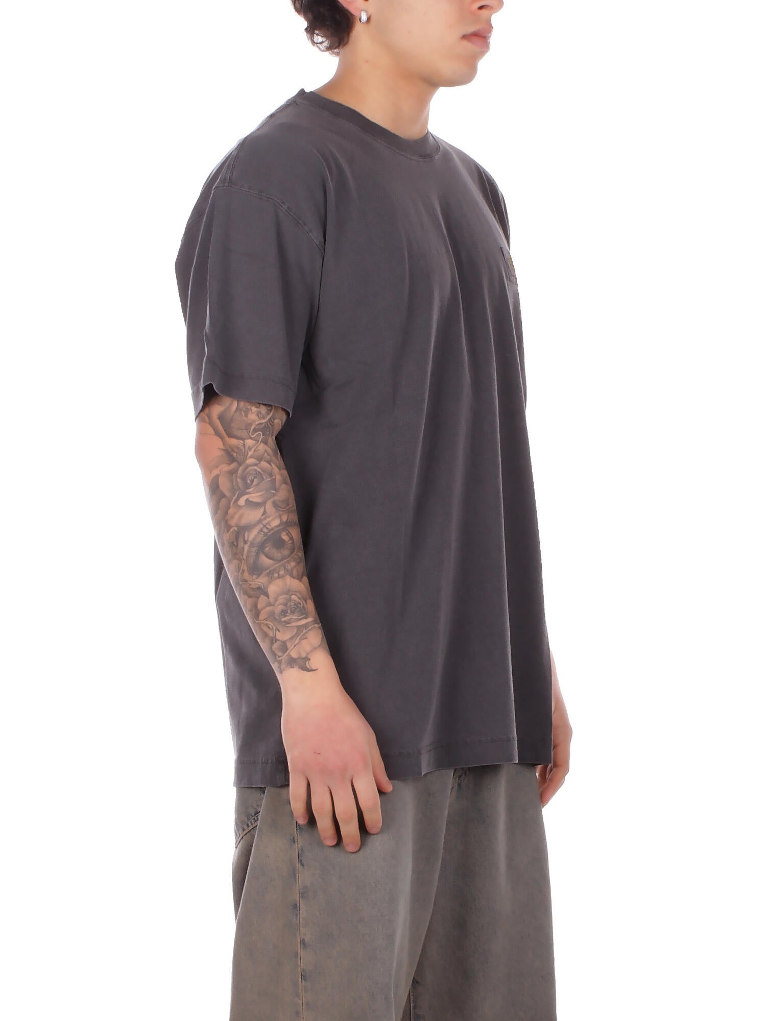CARHARTT WIP Uomo T-shirt I029949 89GD S\s nelson t-shirt Black