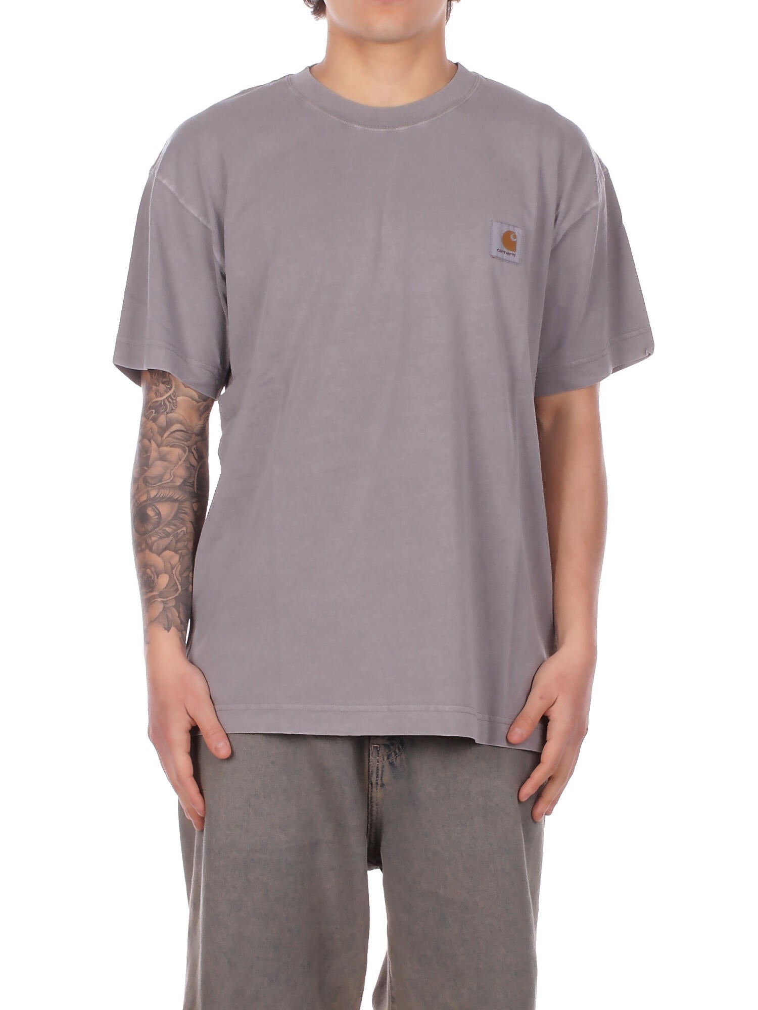 CARHARTT WIP Uomo T-shirt I029949 2LRGD S\s nelson t-shirt Grigio