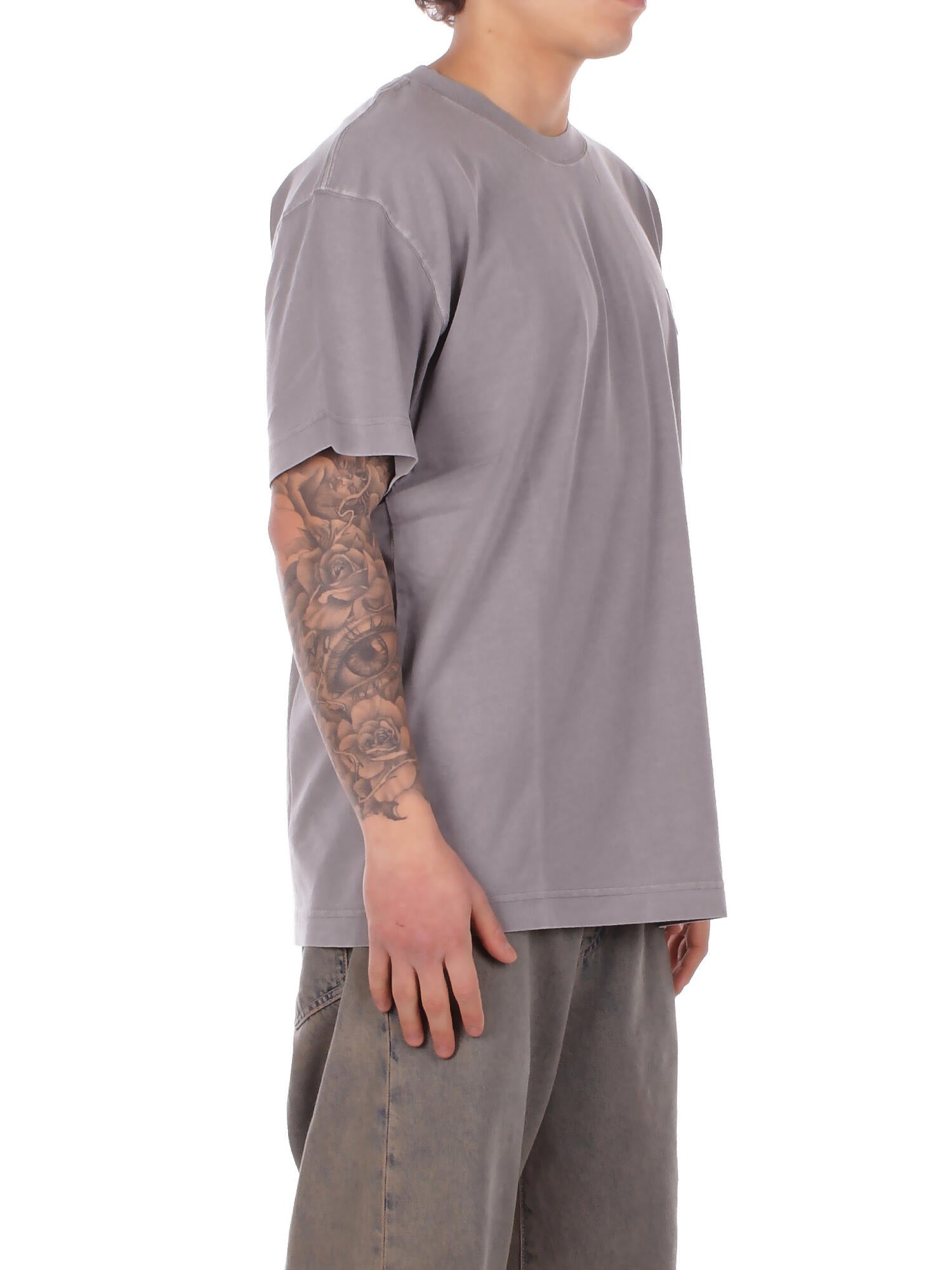CARHARTT WIP Uomo T-shirt I029949 2LRGD S\s nelson t-shirt Grigio