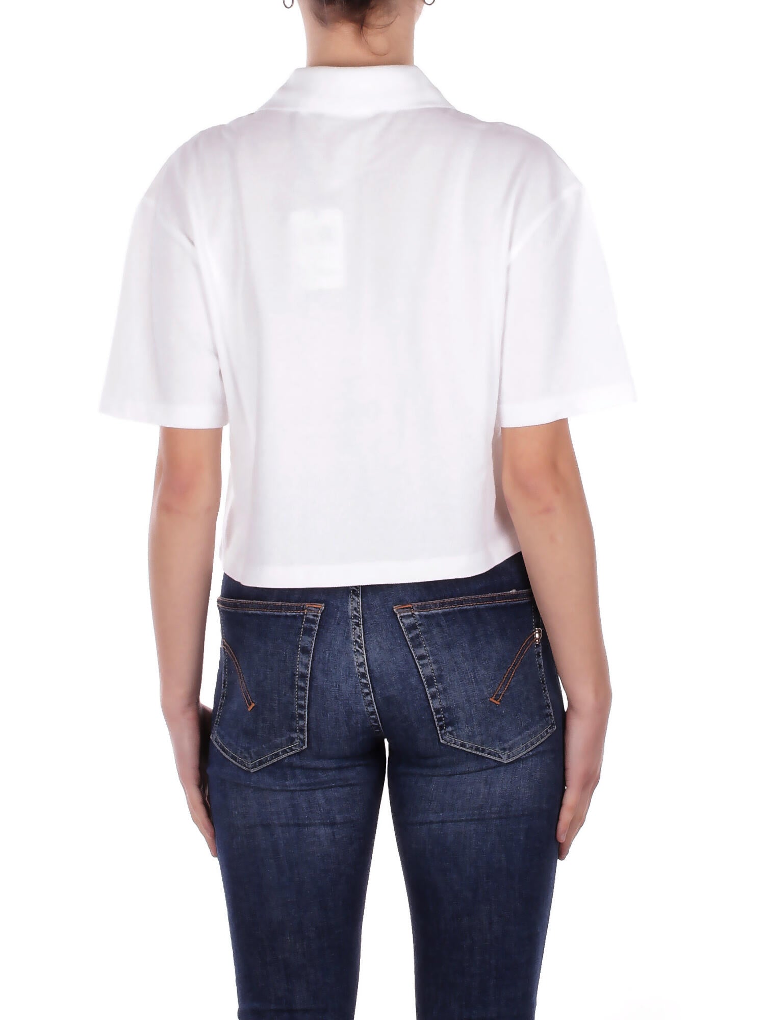 CARHARTT WIP Donna Polo I034553 00AXX W' s\s carh script polo t-shi White black