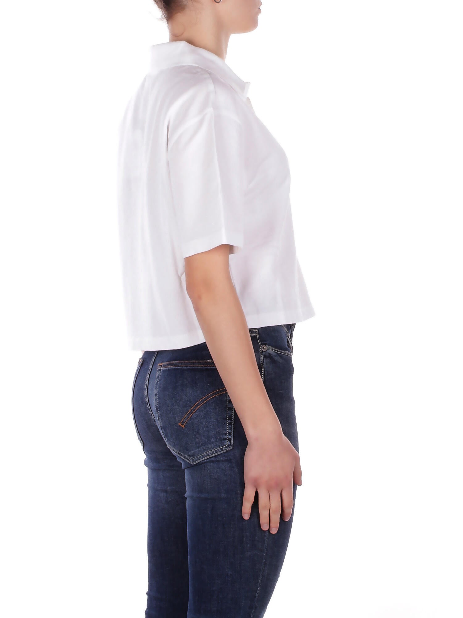 CARHARTT WIP Donna Polo I034553 00AXX W' s\s carh script polo t-shi White black