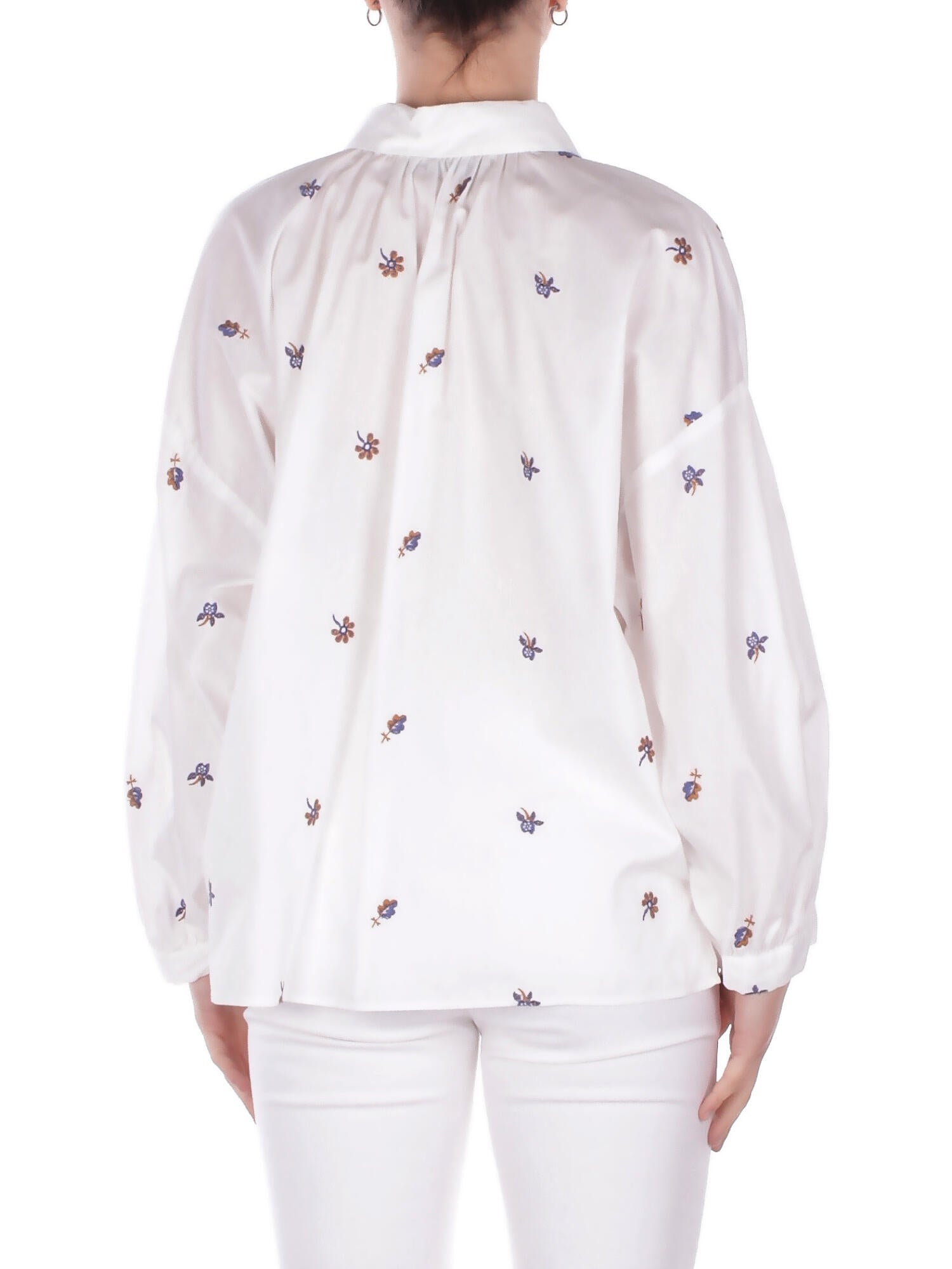MAX MARA Donna Camicia 2615111042600 001 Wkd butterfly Bianco