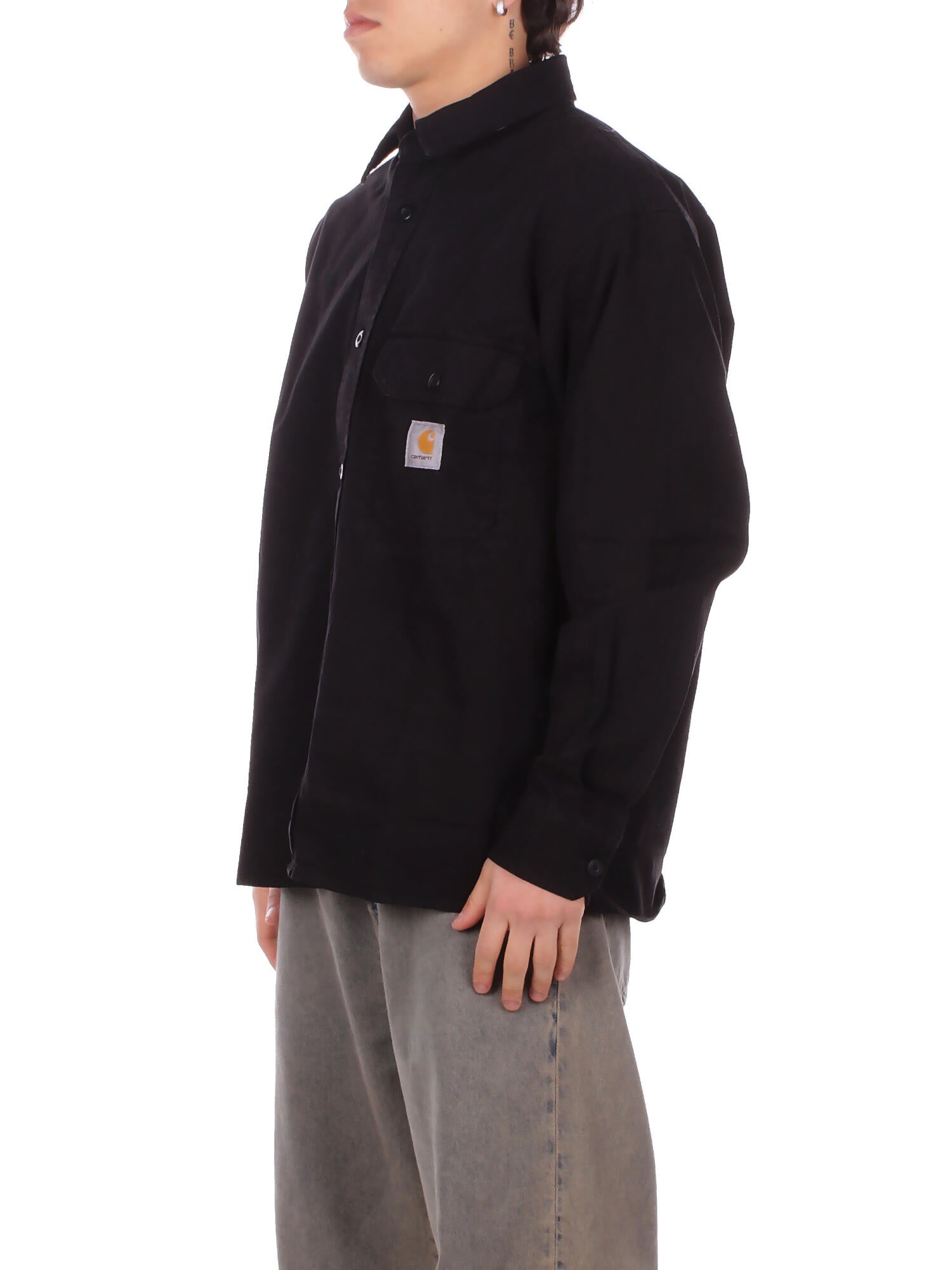 CARHARTT WIP Uomo Camicia I031447 89XX Reno shirt jac Black