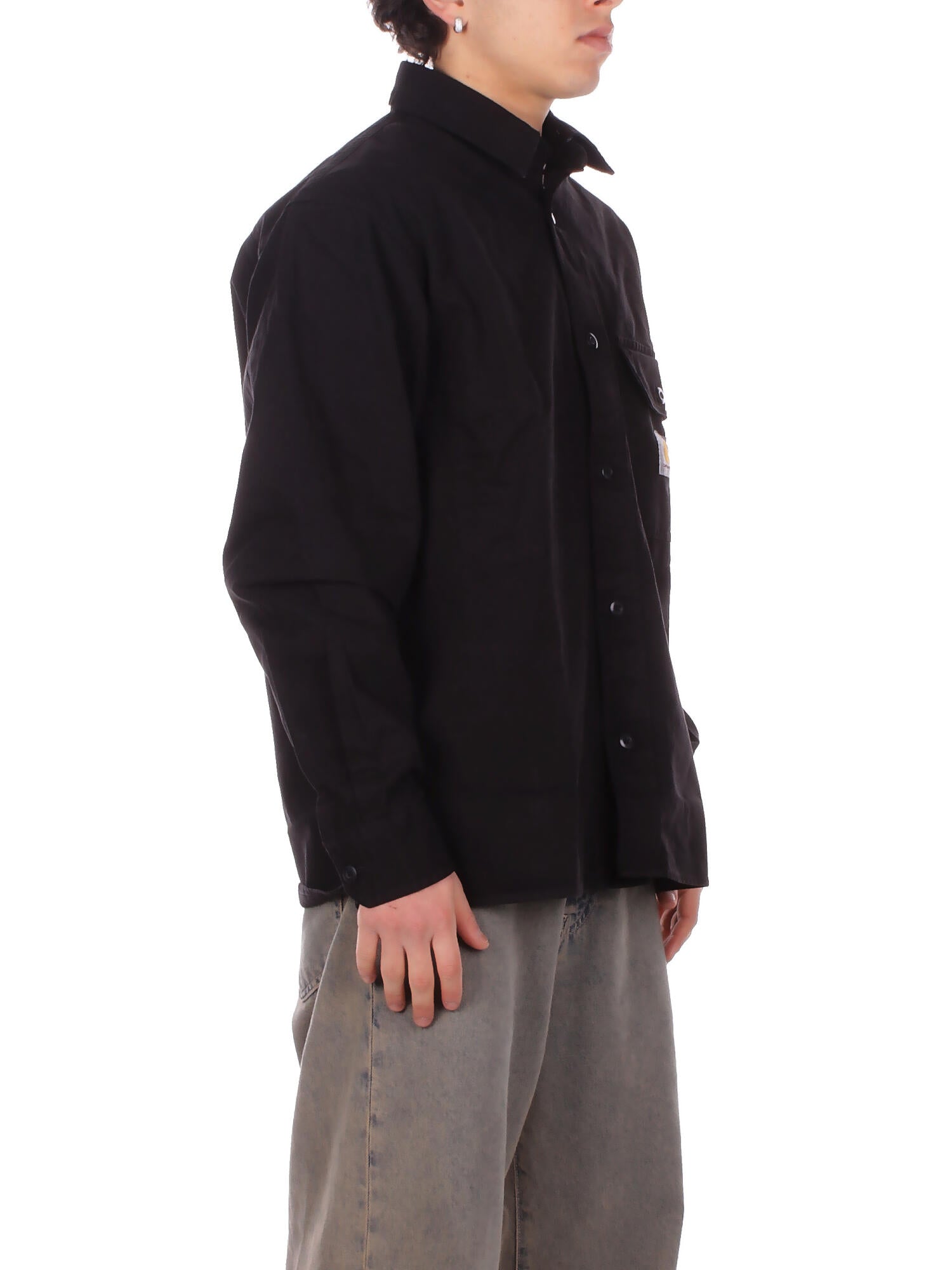 CARHARTT WIP Uomo Camicia I031447 89XX Reno shirt jac Black