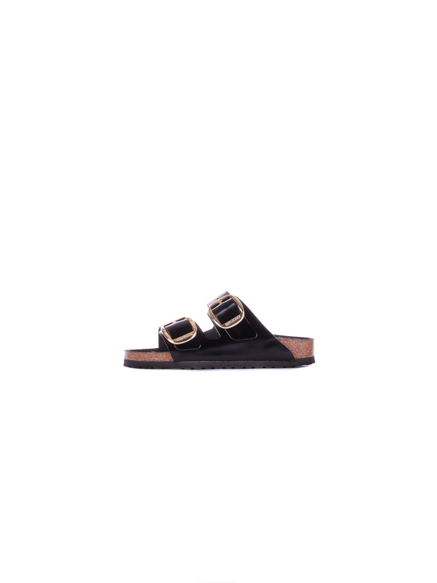 BIRKENSTOCK Unisex Sandali 1021476 BLACK Arizona big buckle hex shine Black