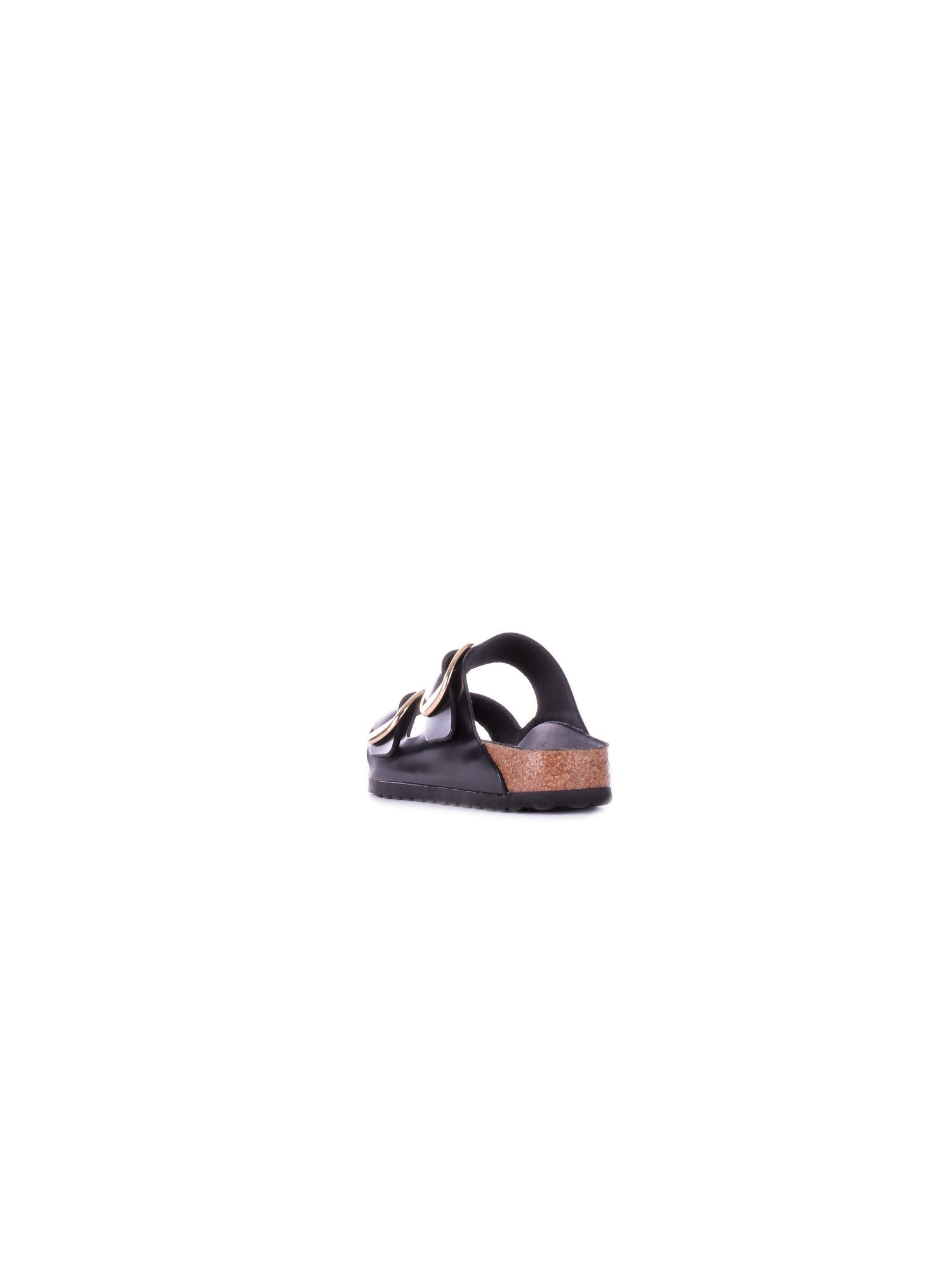 BIRKENSTOCK Unisex Sandali 1021476 BLACK Arizona big buckle hex shine Black