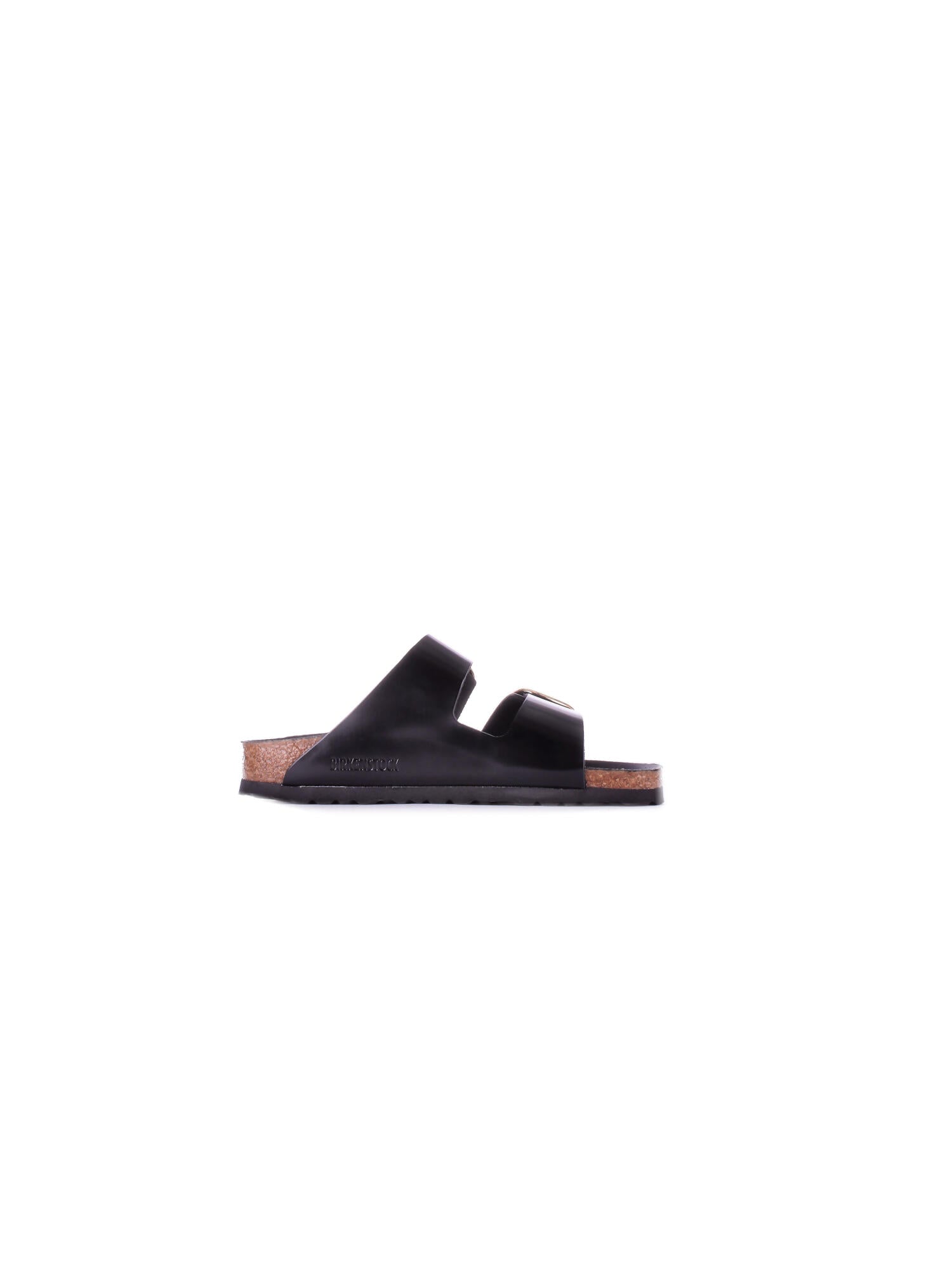 BIRKENSTOCK Unisex Sandali 1021476 BLACK Arizona big buckle hex shine Black