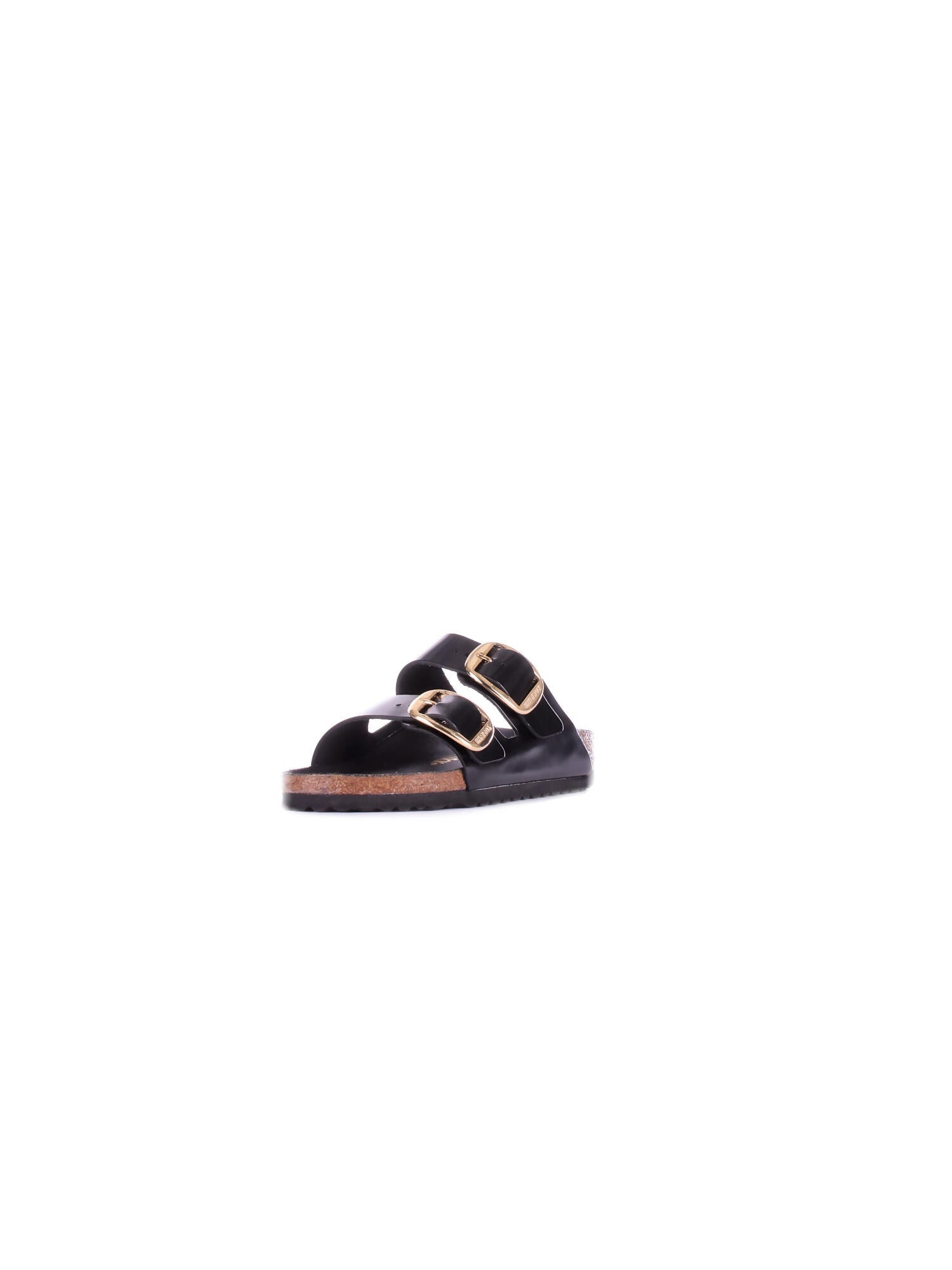 BIRKENSTOCK Unisex Sandali 1021476 BLACK Arizona big buckle hex shine Black