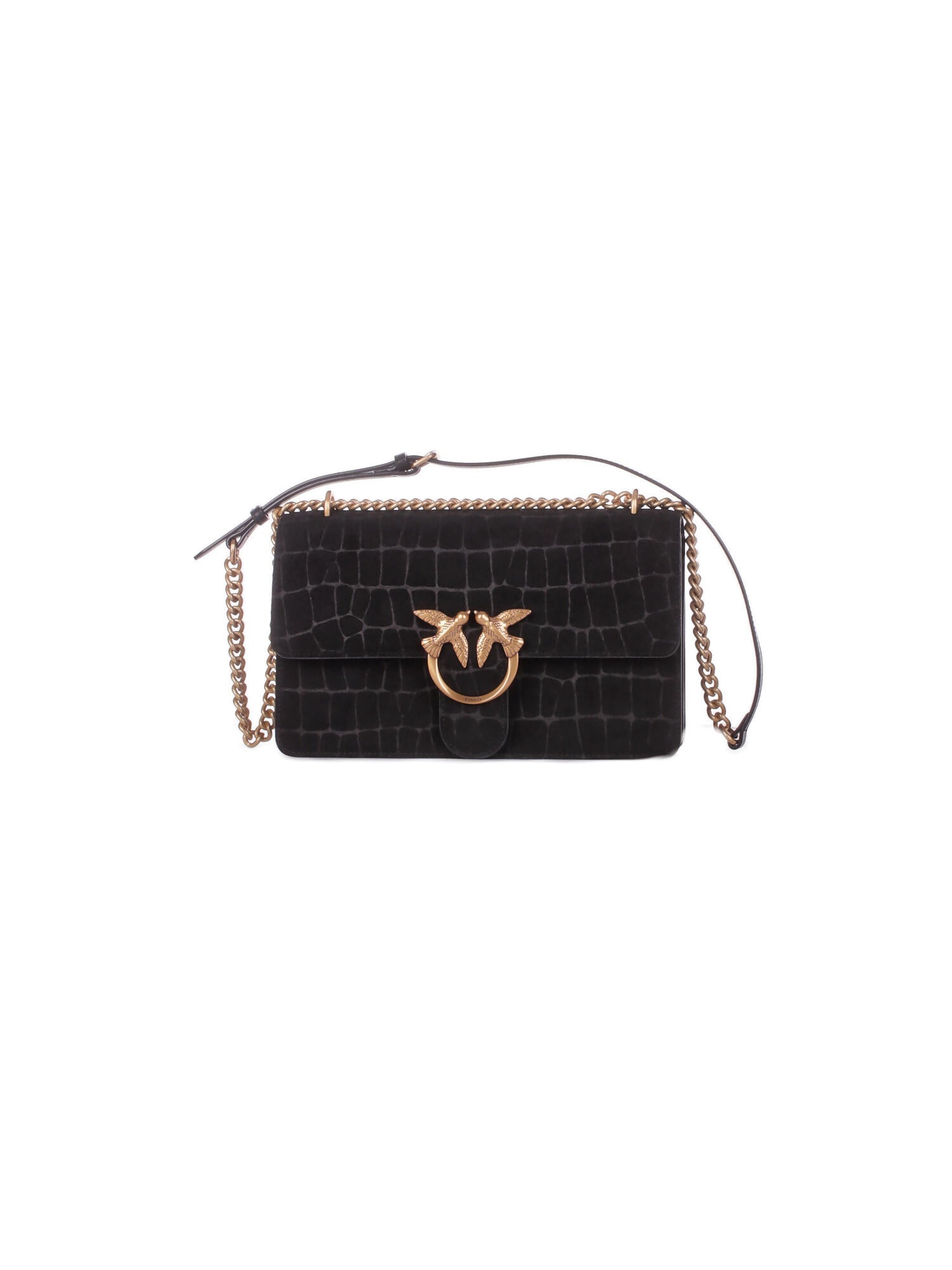 PINKO Donna Borsa 100074A2YW Z99Q Love one mini dc cocco Nero gold