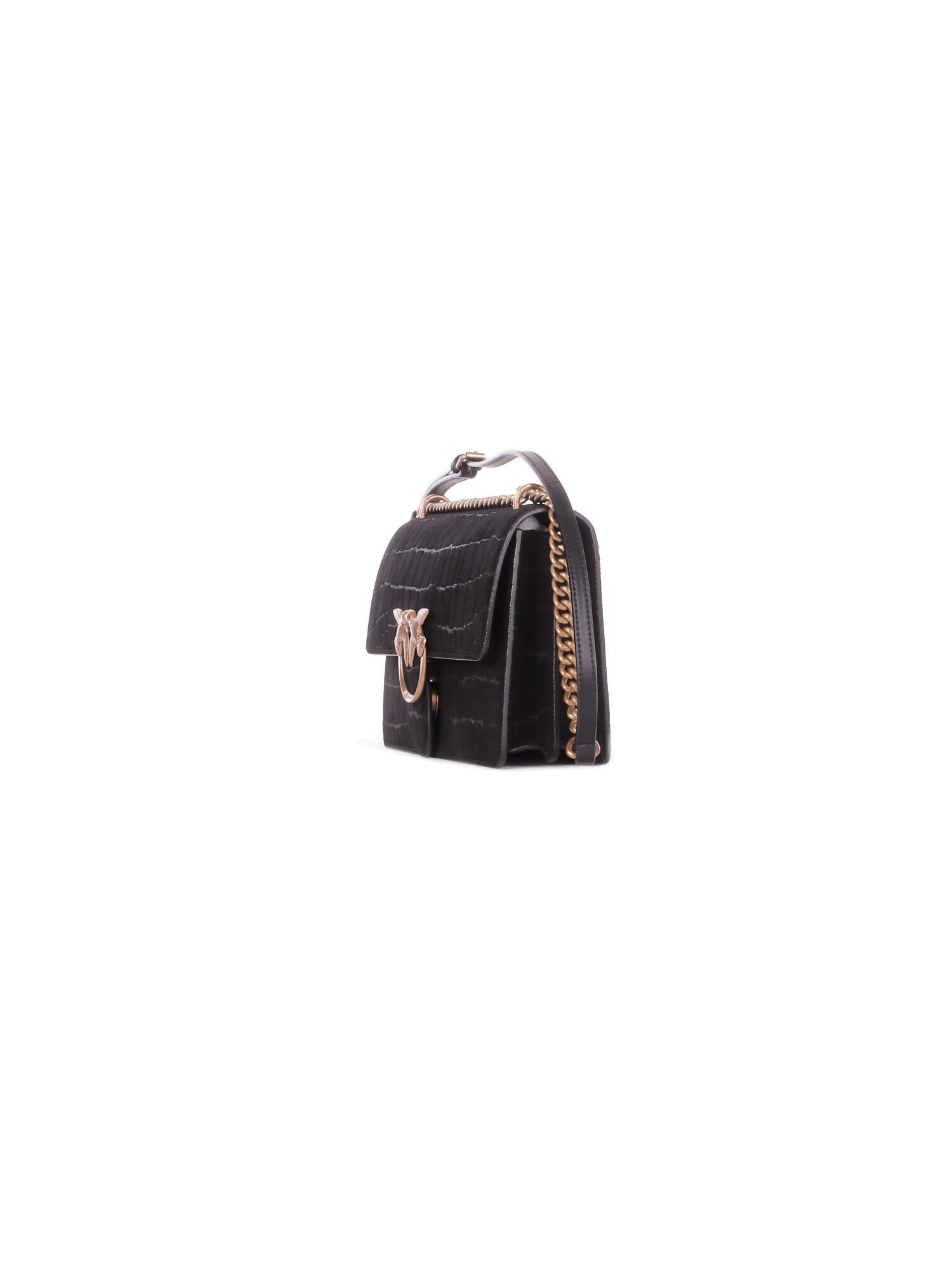 PINKO Donna Borsa 100074A2YW Z99Q Love one mini dc cocco Nero gold
