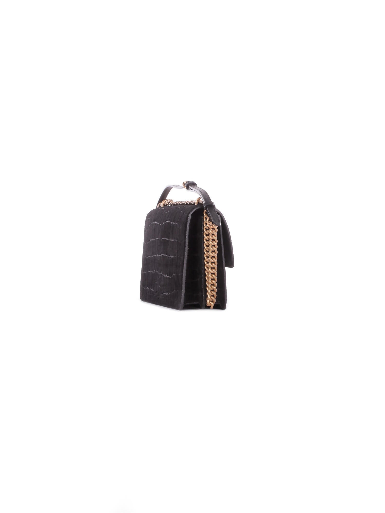 PINKO Donna Borsa 100074A2YW Z99Q Love one mini dc cocco Nero gold