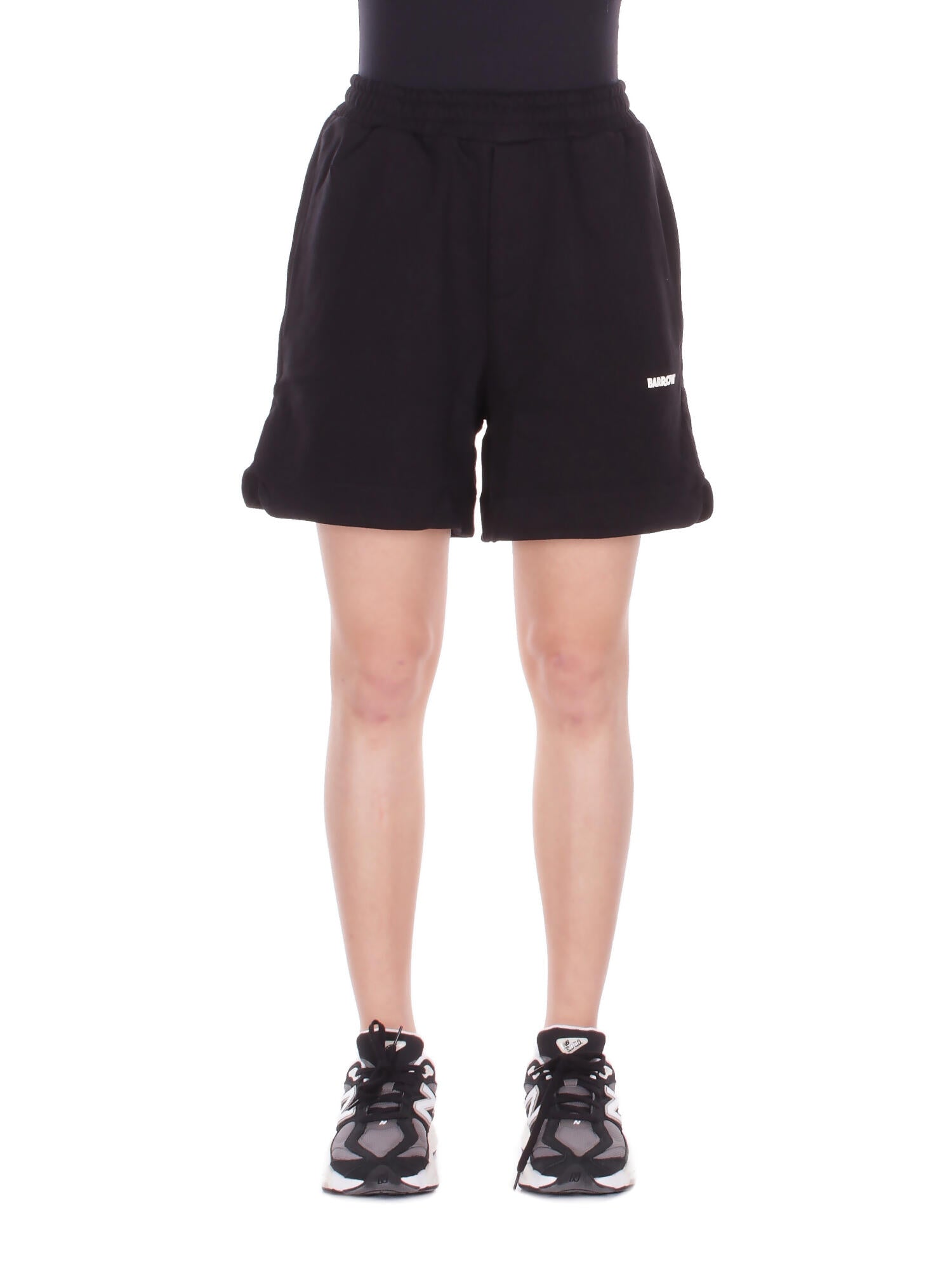 BARROW Unisex Shorts S6BWUABE009 110 Sweatshorts Nero