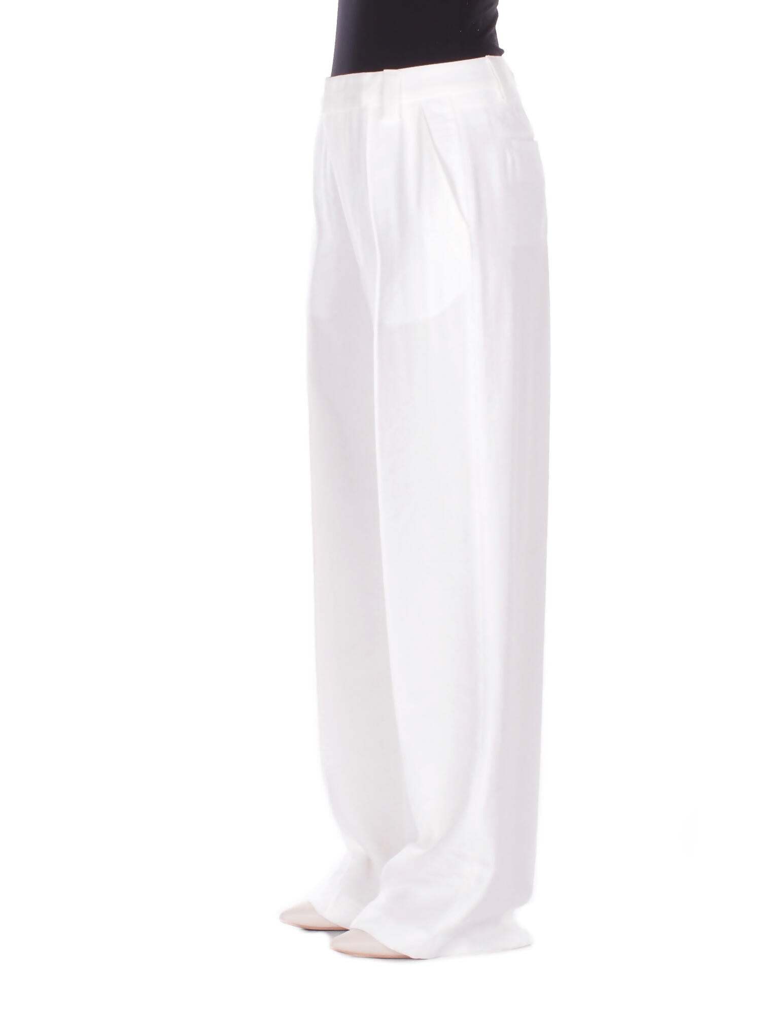DONDUP Donna Pantalone DP883IF0049D 001 Pantalone wide leg chino abby Latte