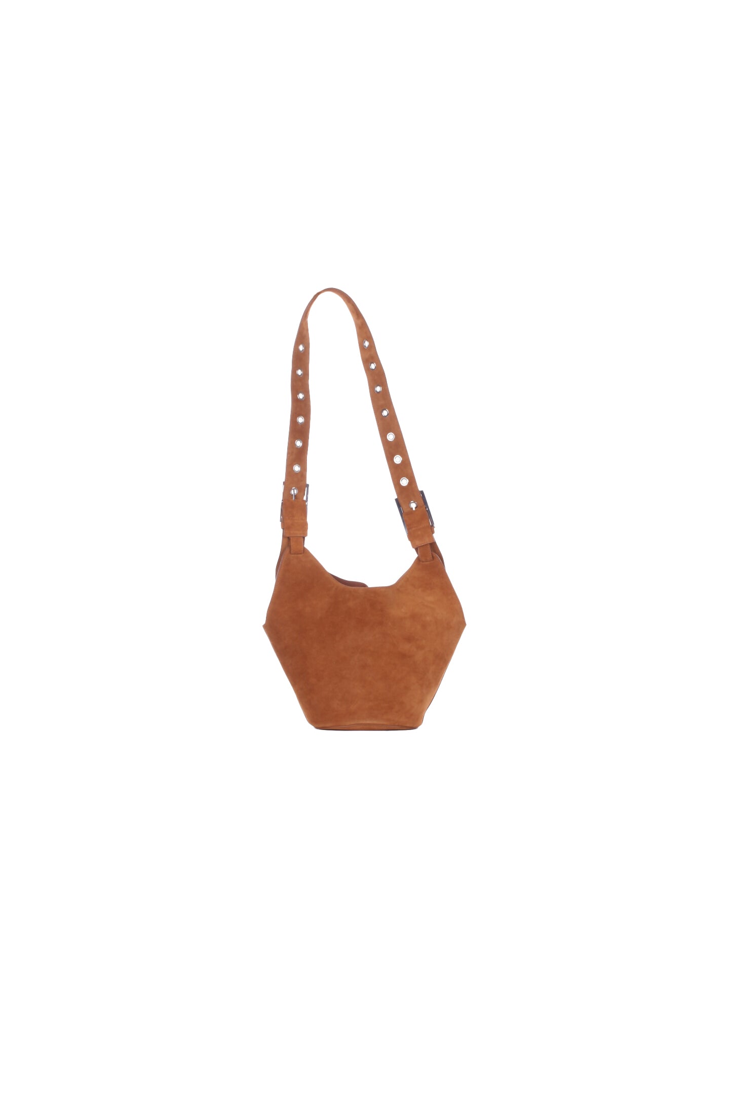 DONDUP Donna Borsa WB305PL0659D 016 Small hobo in crosta Nocciola