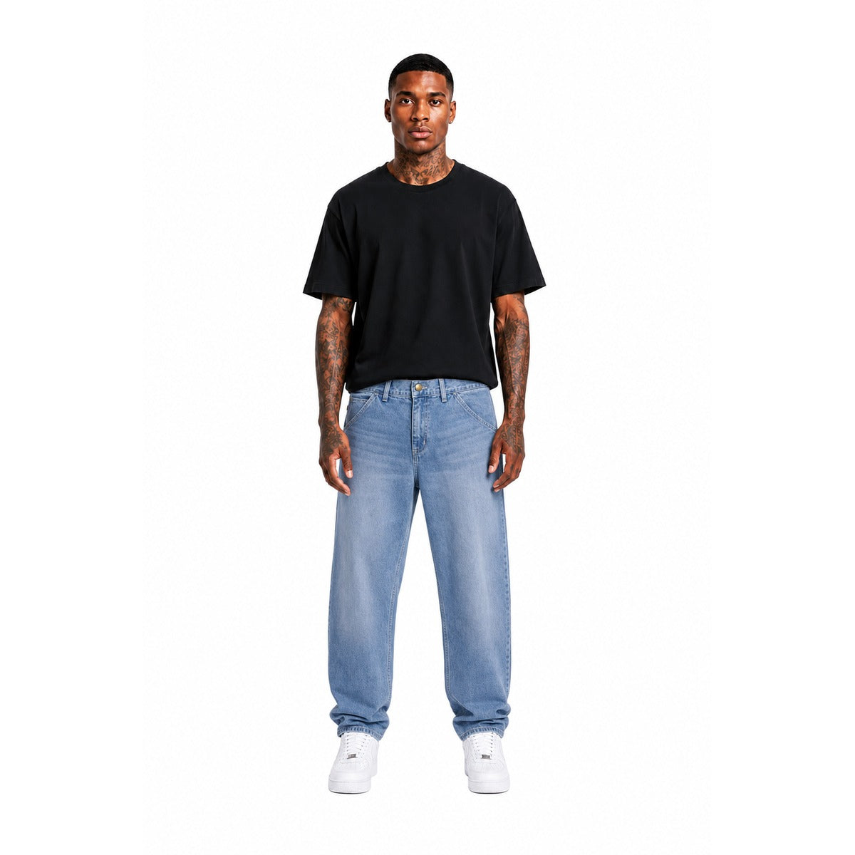 Jeans Uomo Carhartt WIP simple pant 'Norco' Denim Blu I022947 01ZO