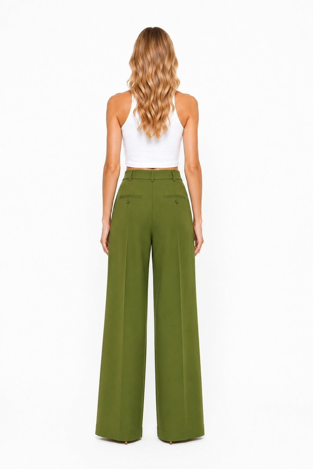 Pantalone da Donna MAX MARA 2625136061600 007 in Colore Pistacchio Wkdvisivo