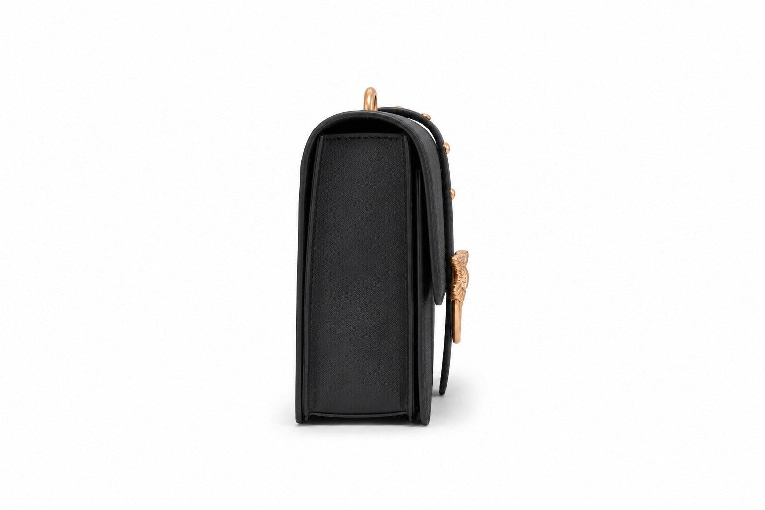 Borsa PINKO Donna Love One Mini Nero con Dettagli Oro