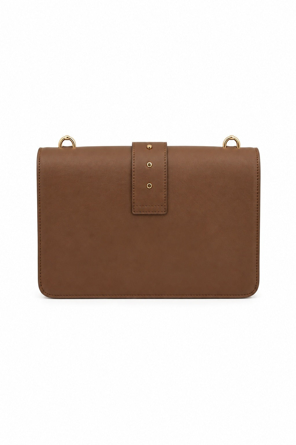 Borsa da Donna PINKO Love One Classic in Pelle di Vitello Cognac