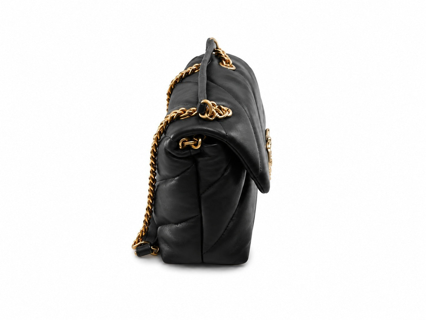 PINKO Donna Borsa Puff Classic New Bucle Nero Gold - Eleganza e Raffinatezza
