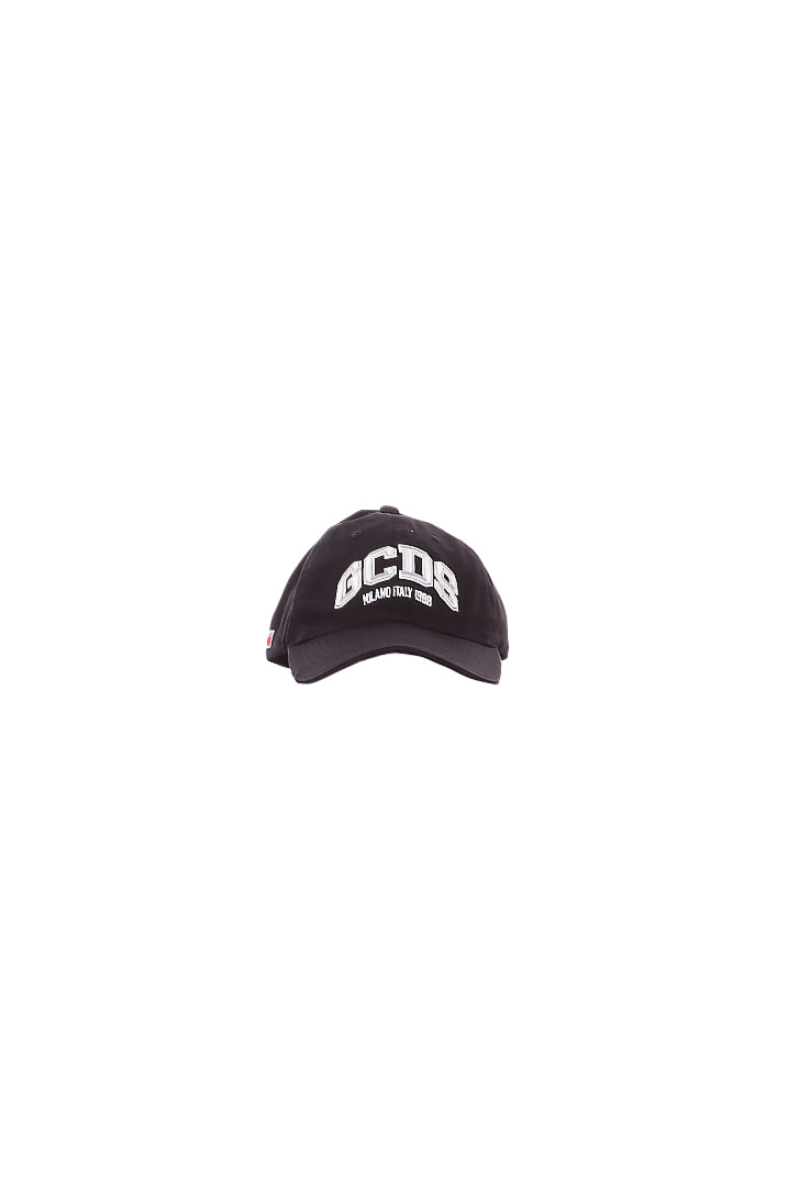GCDS Donna Cappello Z0UEQN318T124 999A Logo loungw baseball hat Black