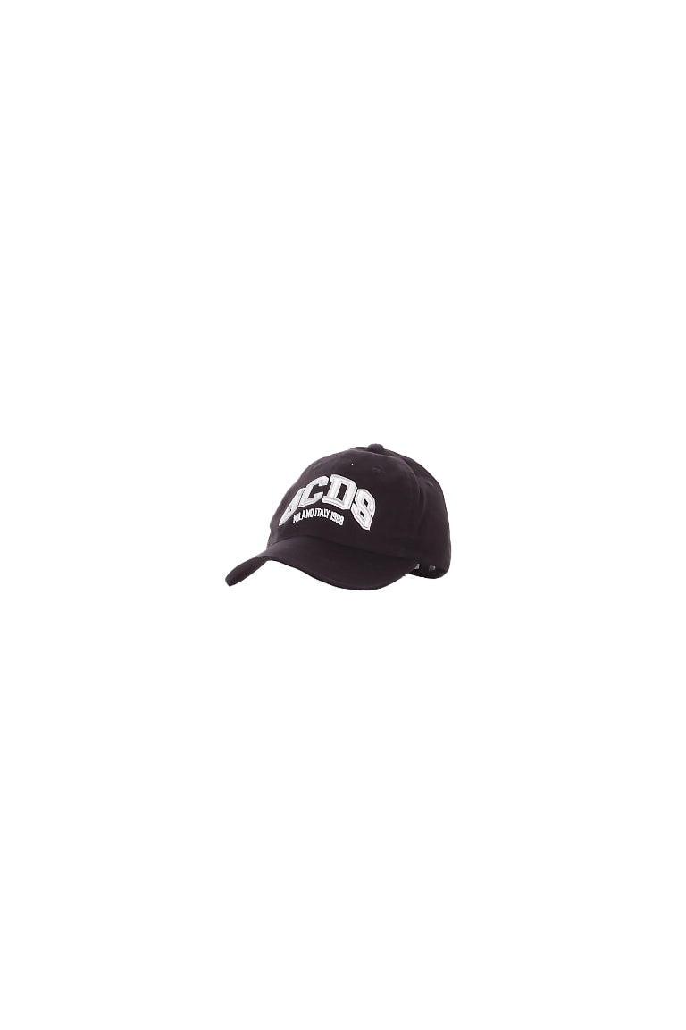 GCDS Donna Cappello Z0UEQN318T124 999A Logo loungw baseball hat Black