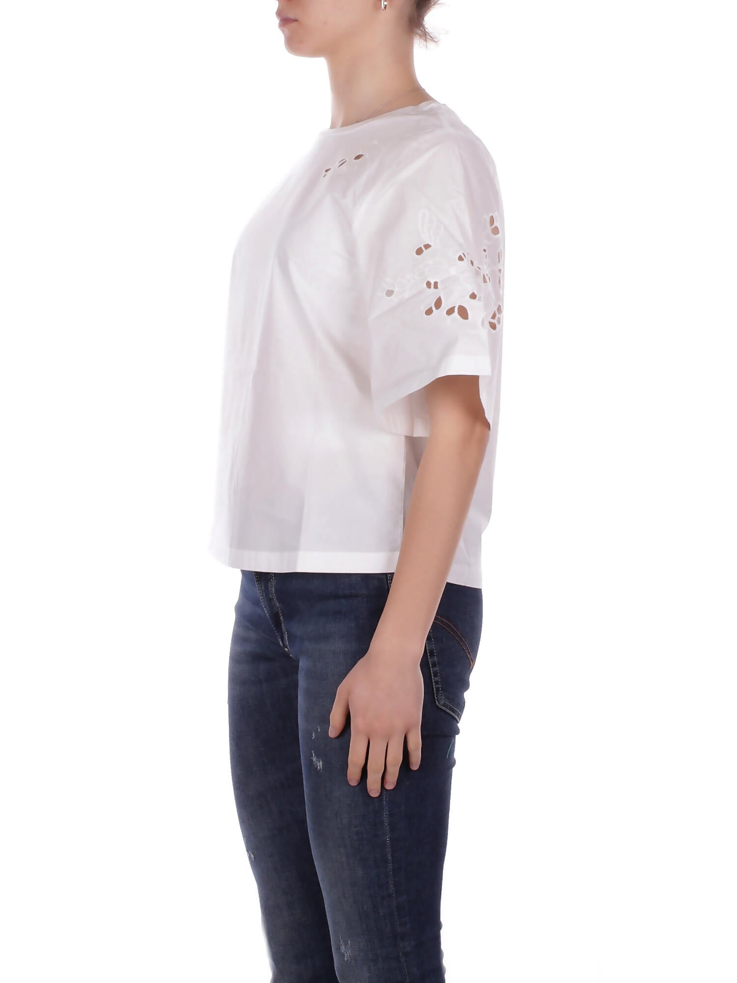 MAX MARA Donna Blusa 2615941102600 001 Wkd targa White
