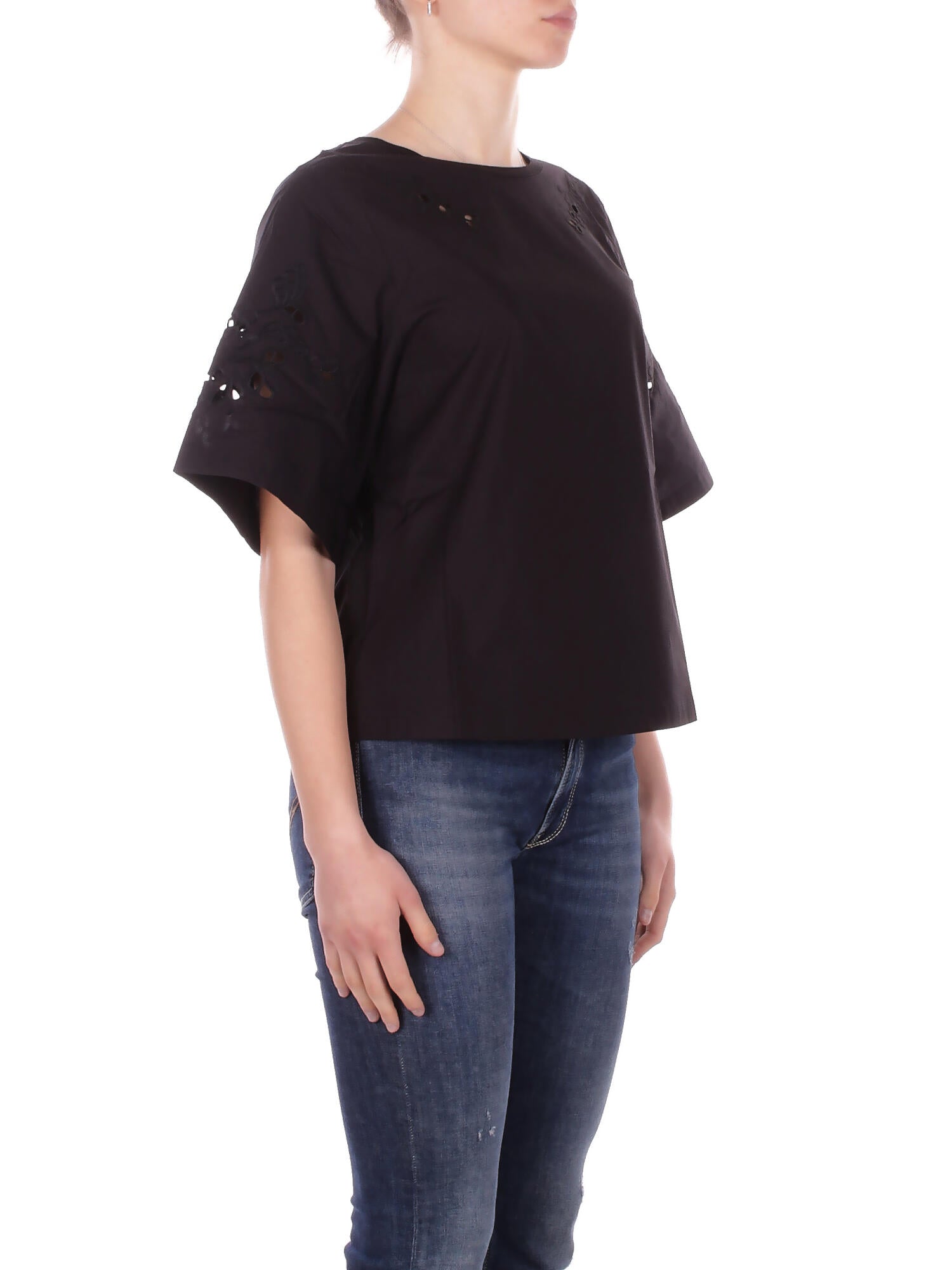 MAX MARA Donna Blusa 2615941102600 002 Wkd targa Nero