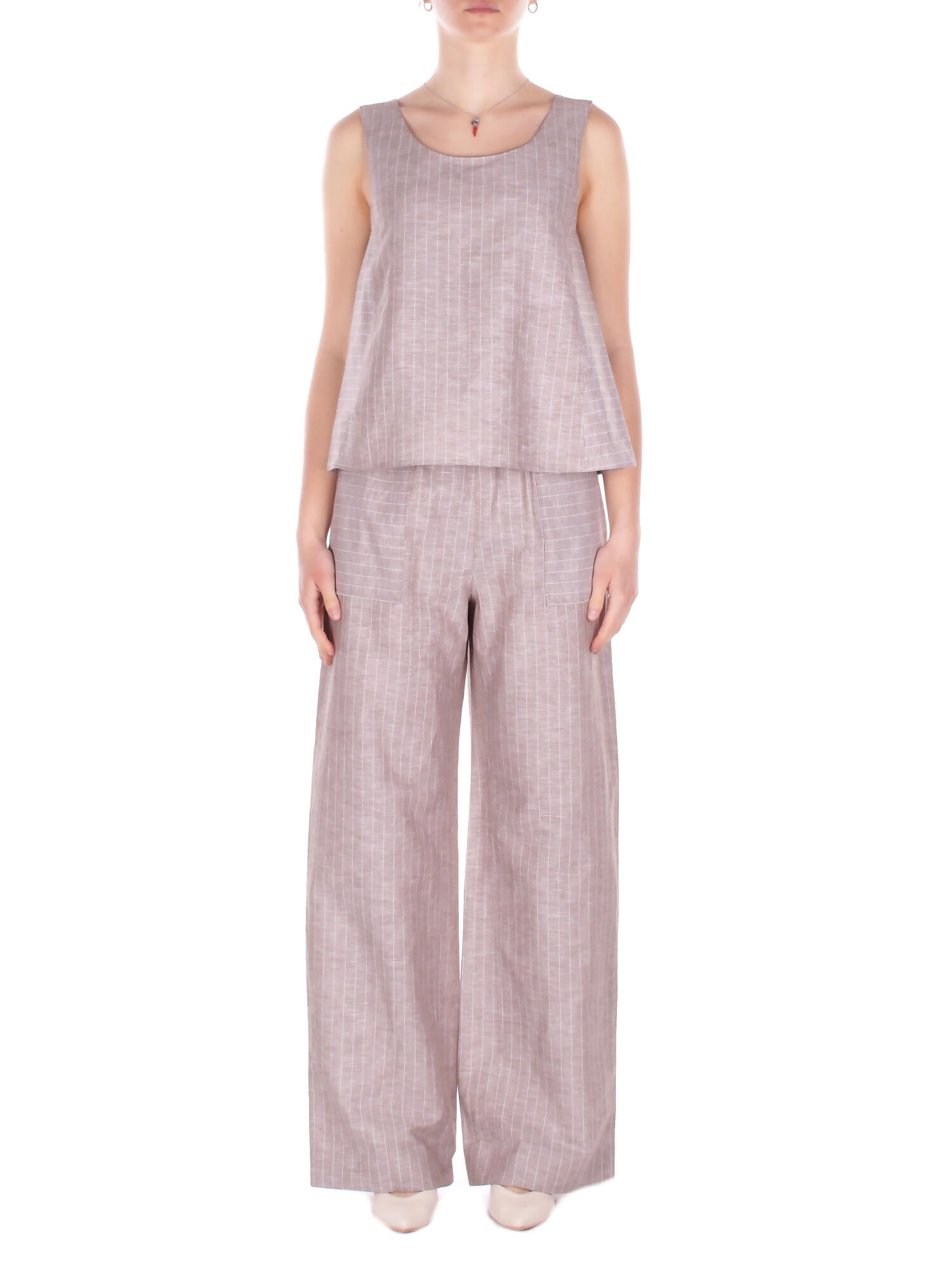 MAX MARA Donna Canotta 2616161018600 004 Mml caliga Gessato
