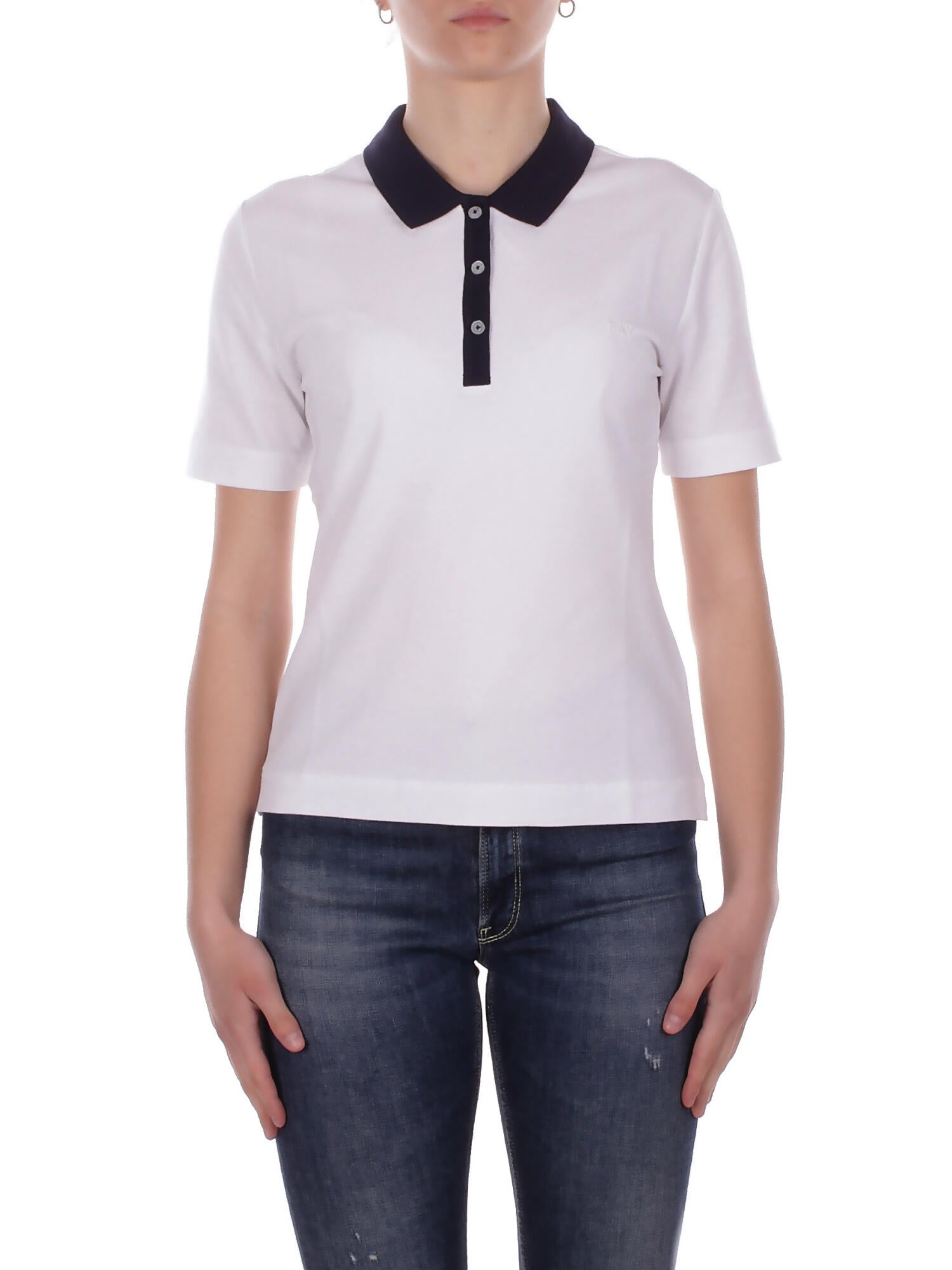 FAY Donna Polo NPWB252650 STDWB001 Polo Bianco