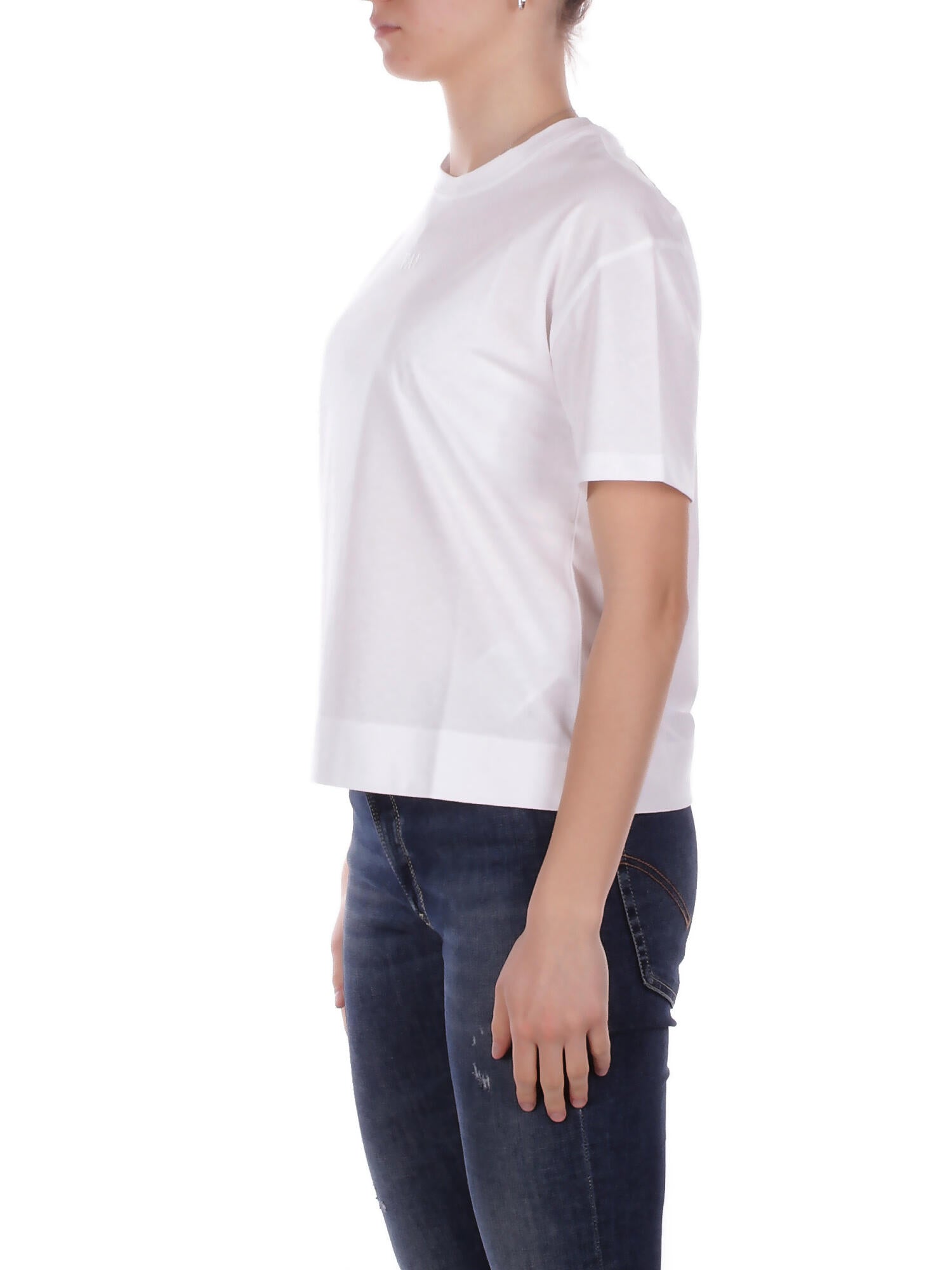 FAY Donna T-shirt NPWB2526610 ZEMB001 T-shirt m\c Bianco