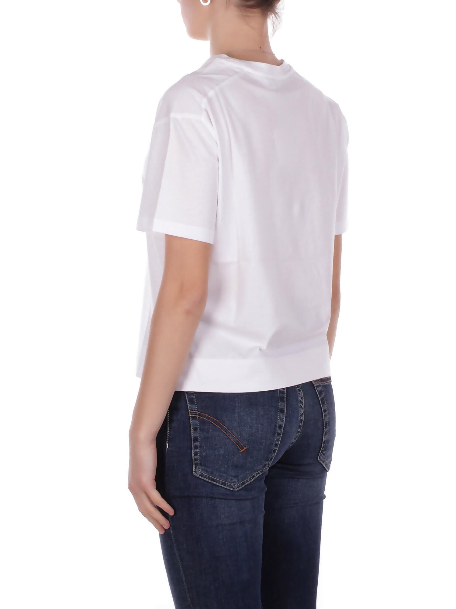 FAY Donna T-shirt NPWB2526610 ZEMB001 T-shirt m\c Bianco