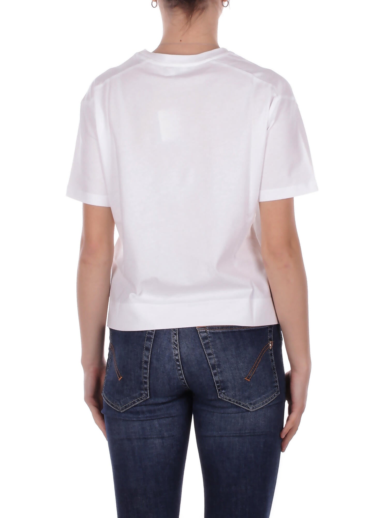 FAY Donna T-shirt NPWB2526610 ZEMB001 T-shirt m\c Bianco