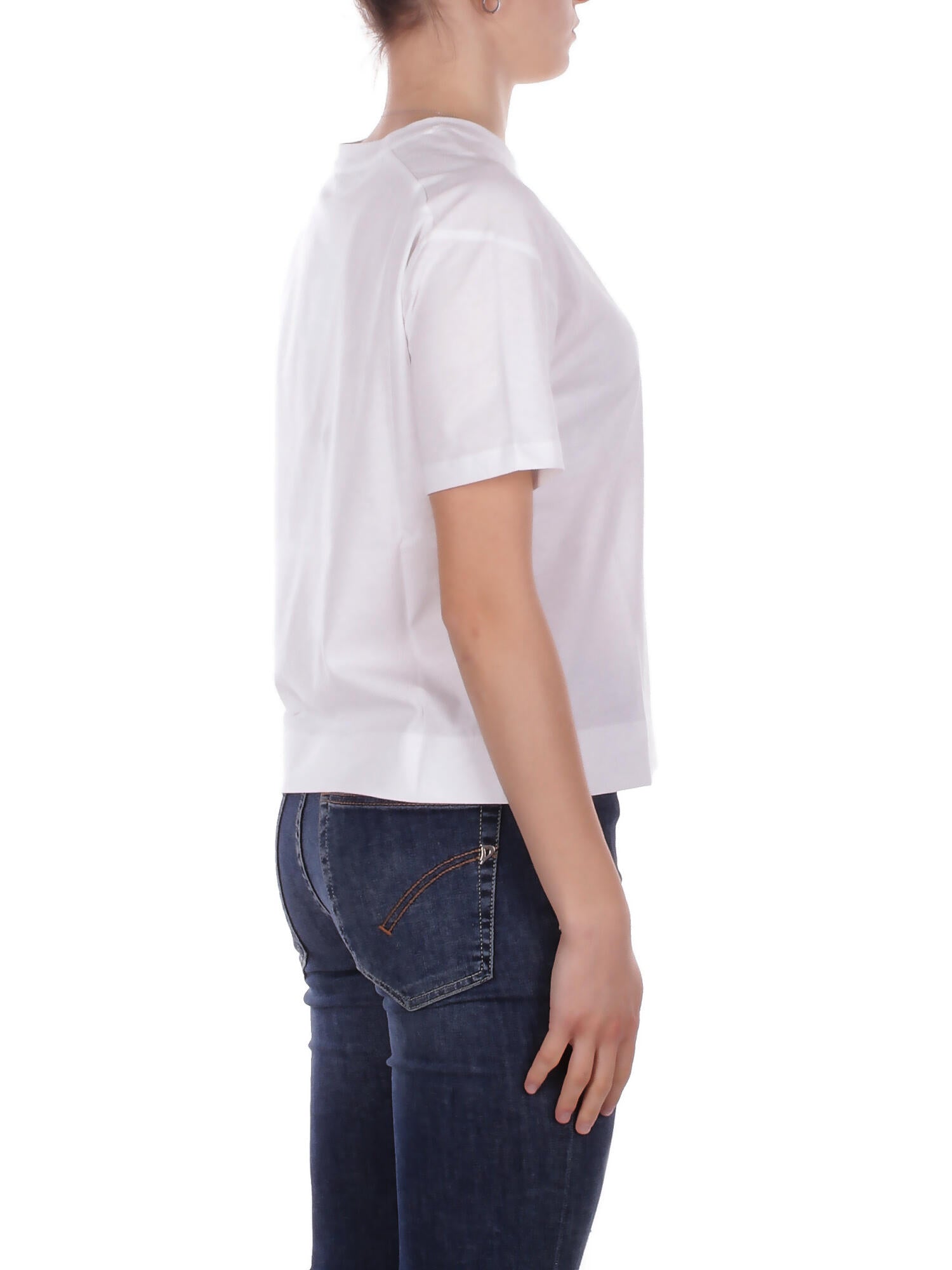 FAY Donna T-shirt NPWB2526610 ZEMB001 T-shirt m\c Bianco