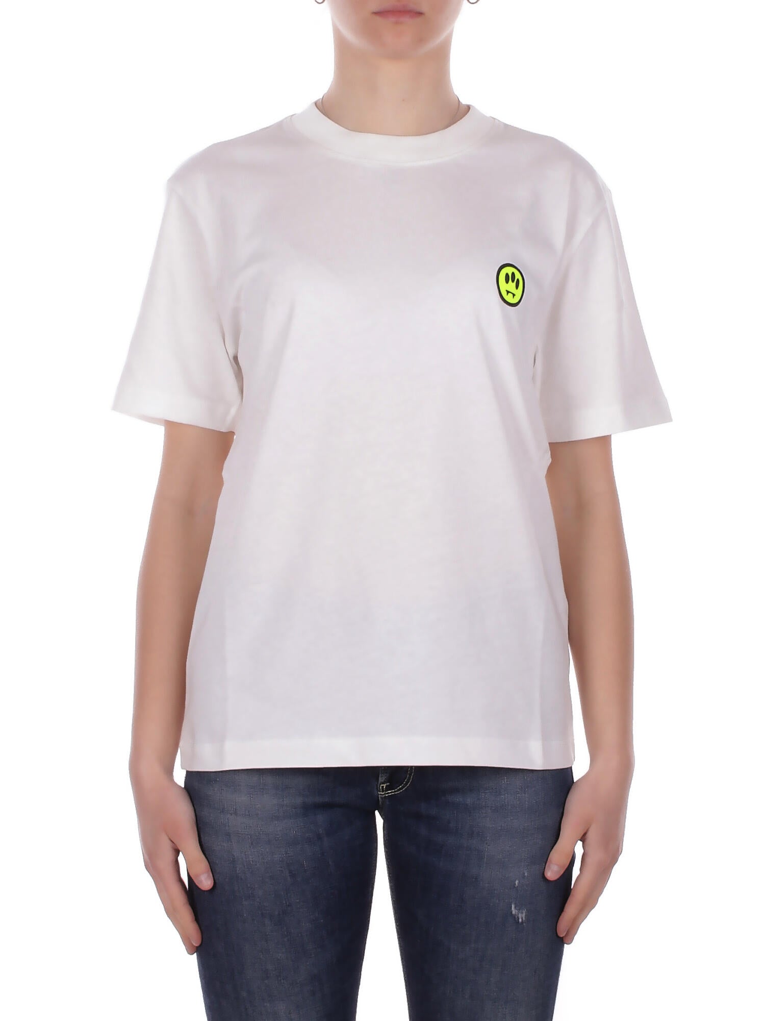BARROW Unisex T-shirt S6BWUATH003 412 Jersey t-shirt Panna