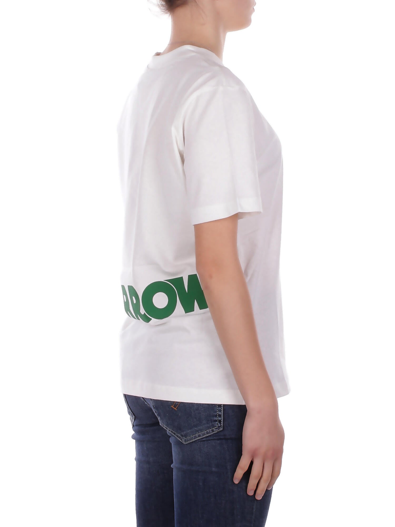 BARROW Unisex T-shirt S6BWUATH003 412 Jersey t-shirt Panna