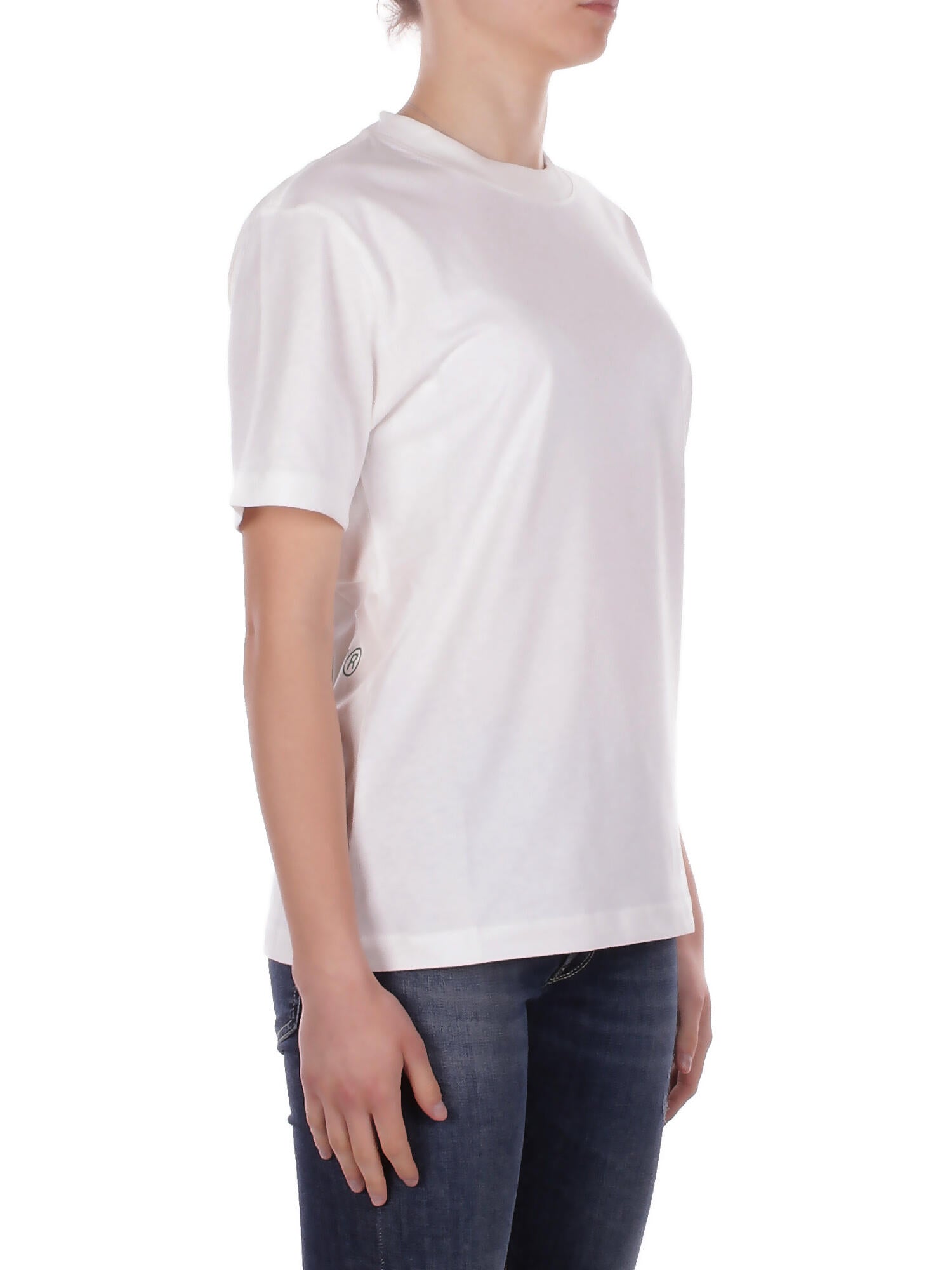 BARROW Unisex T-shirt S6BWUATH003 412 Jersey t-shirt Panna