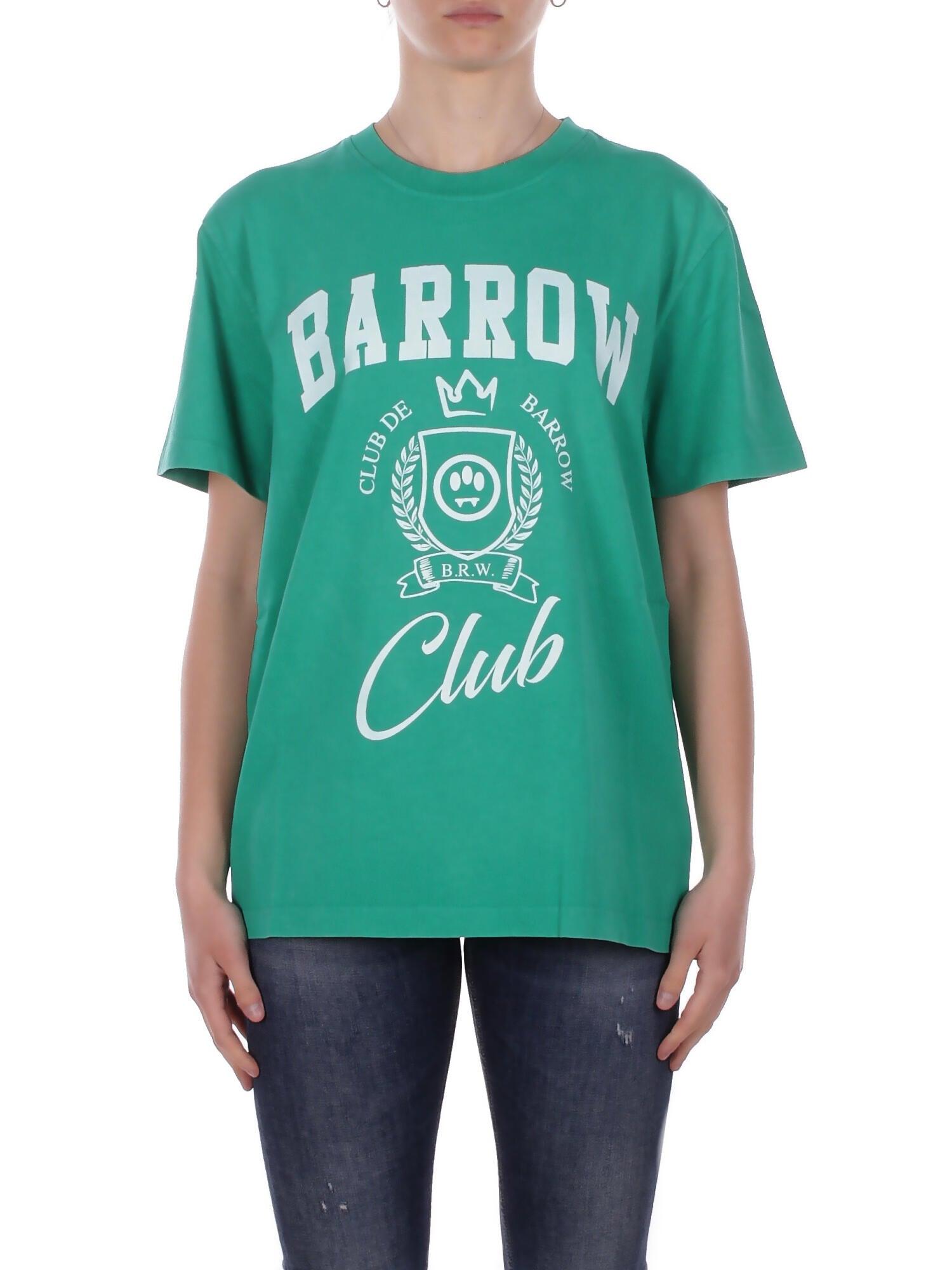 BARROW Unisex T-shirt S6BWUATH019 080 Jersey t-shirt Verde