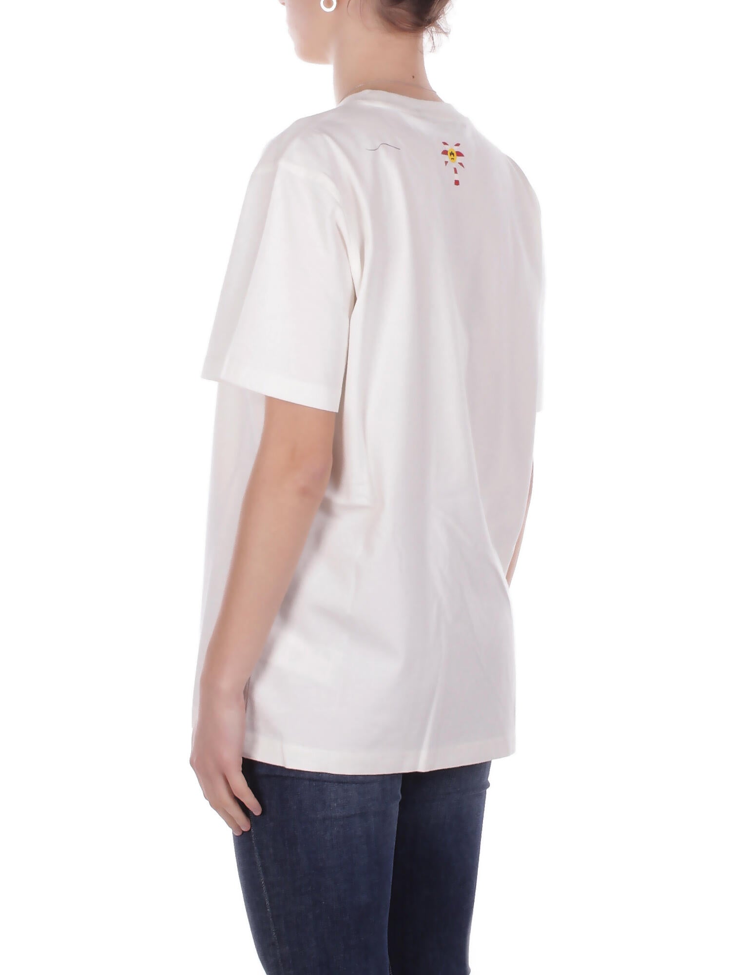 BARROW Unisex T-shirt S6BWUATH019 412 Jersey t-shirt Panna