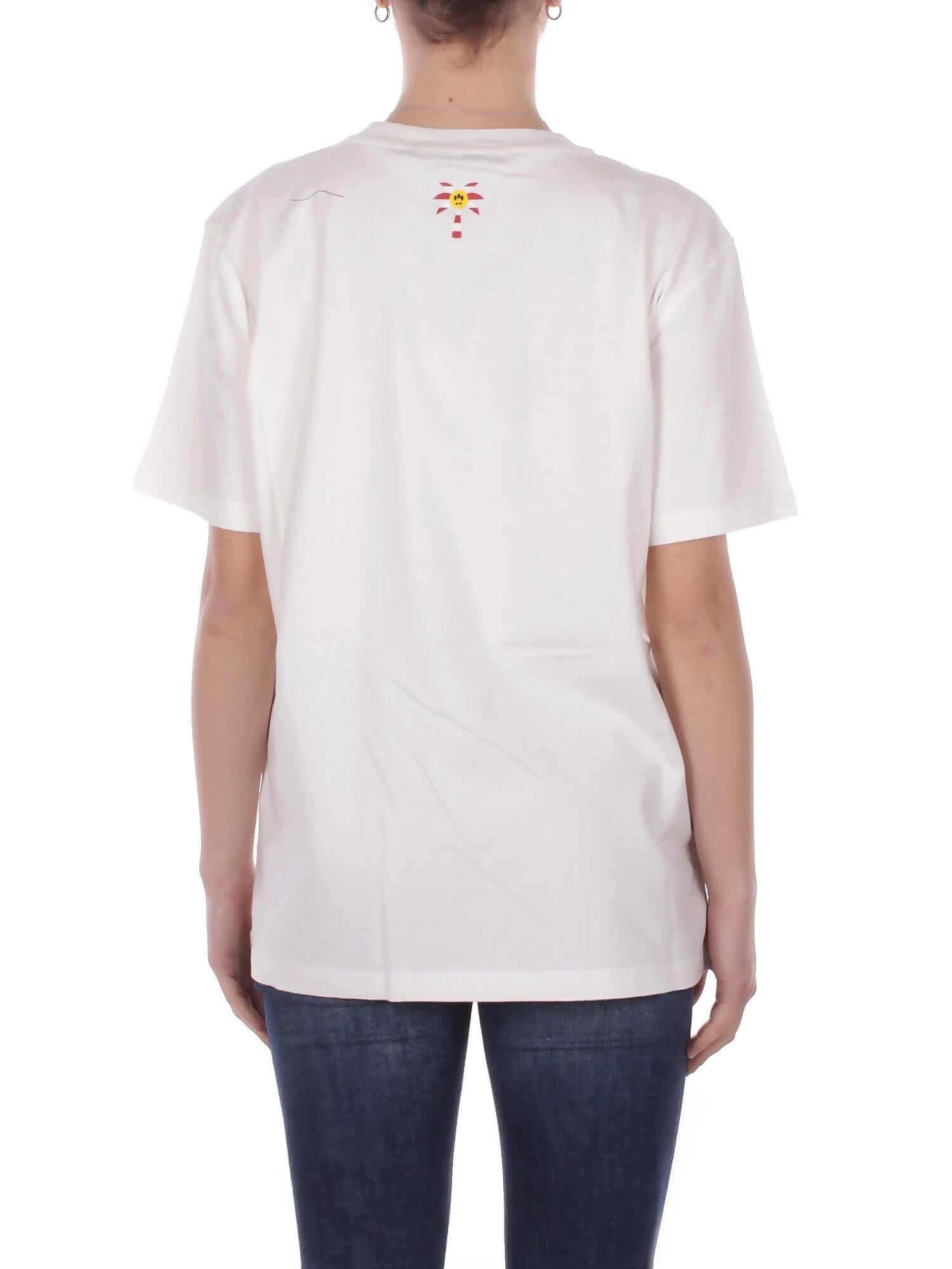 BARROW Unisex T-shirt S6BWUATH019 412 Jersey t-shirt Panna