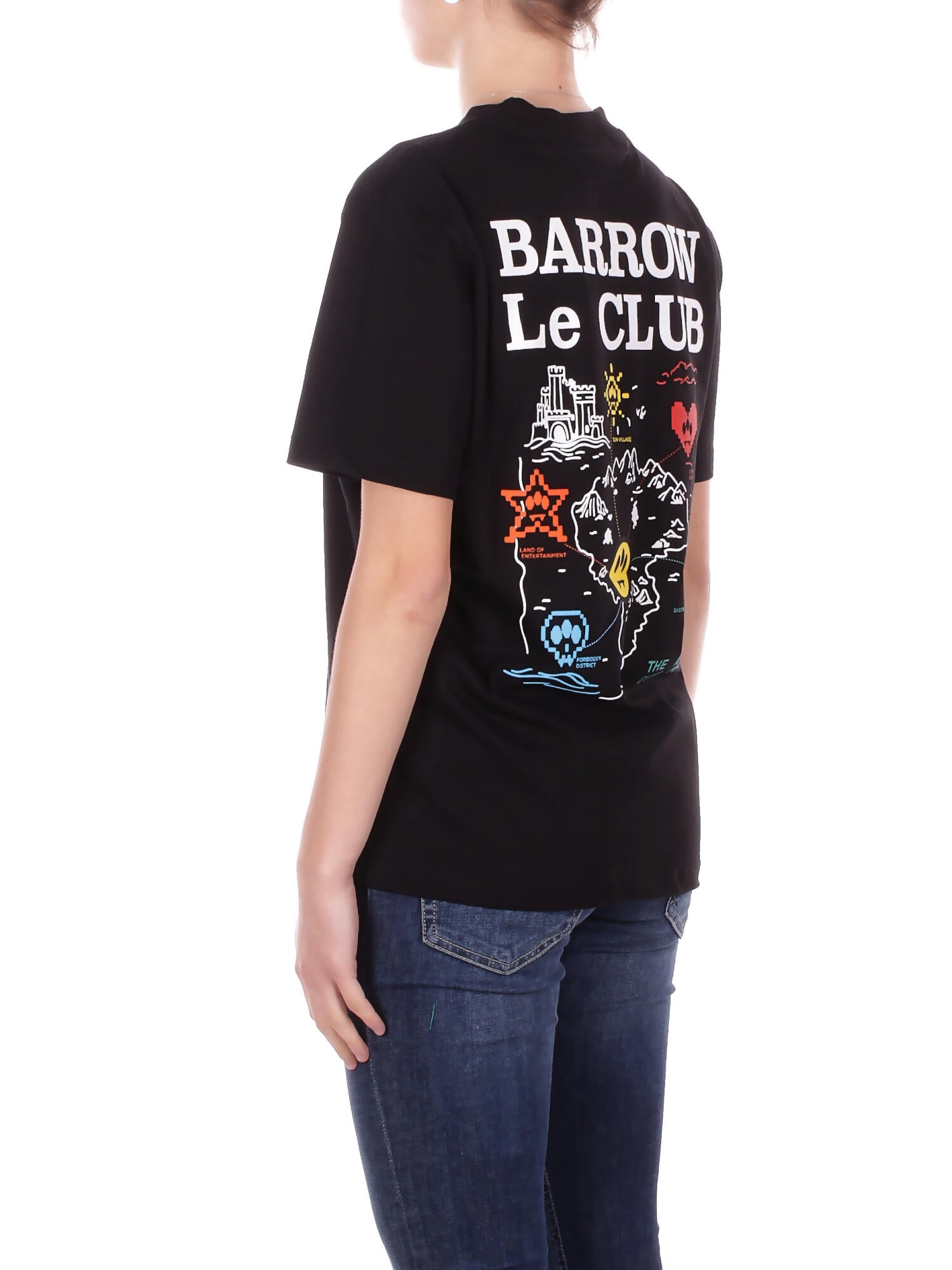 BARROW Unisex T-shirt S6BWUATH087 110 Jersey t-shirt Nero