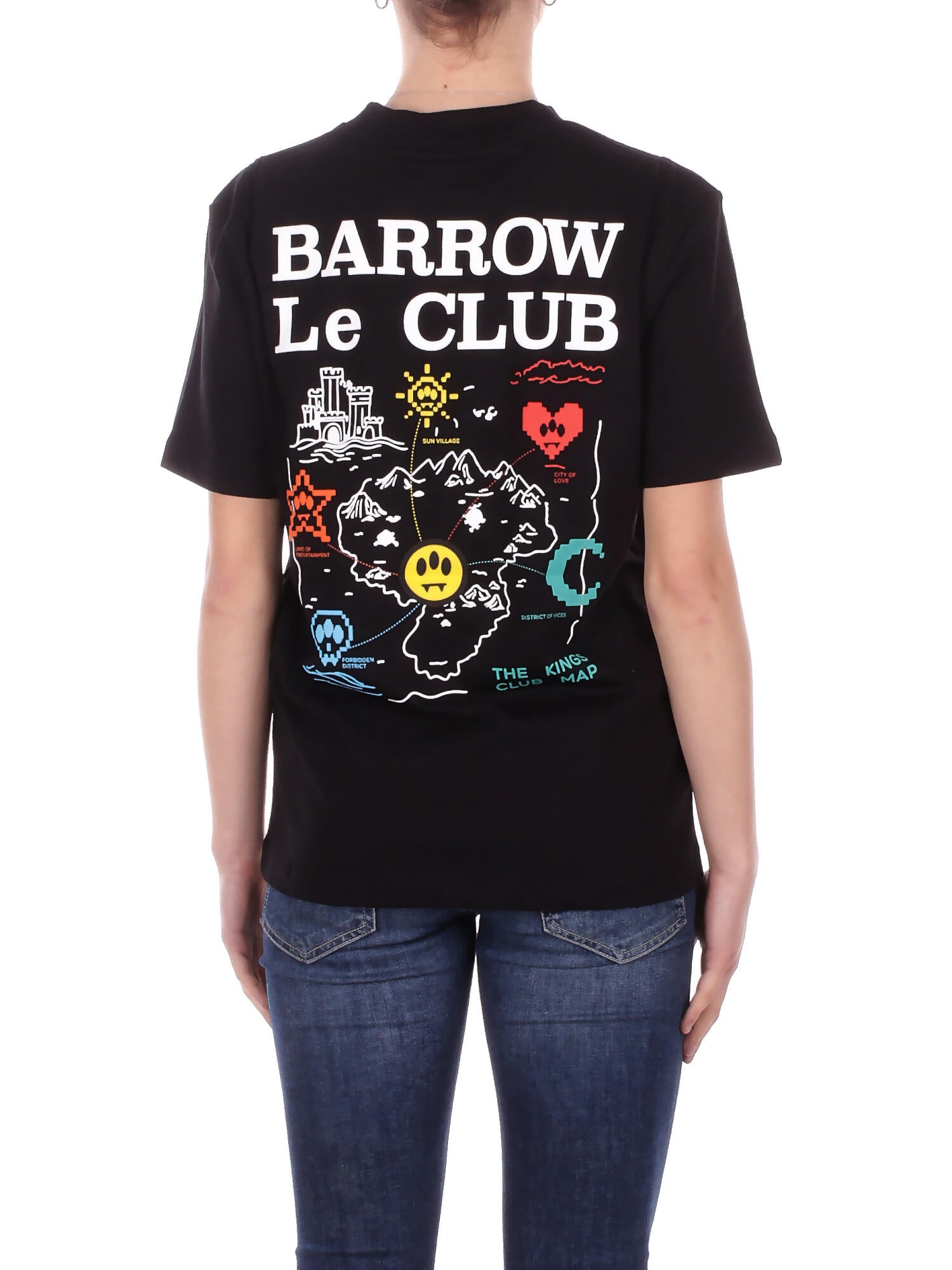 BARROW Unisex T-shirt S6BWUATH087 110 Jersey t-shirt Nero